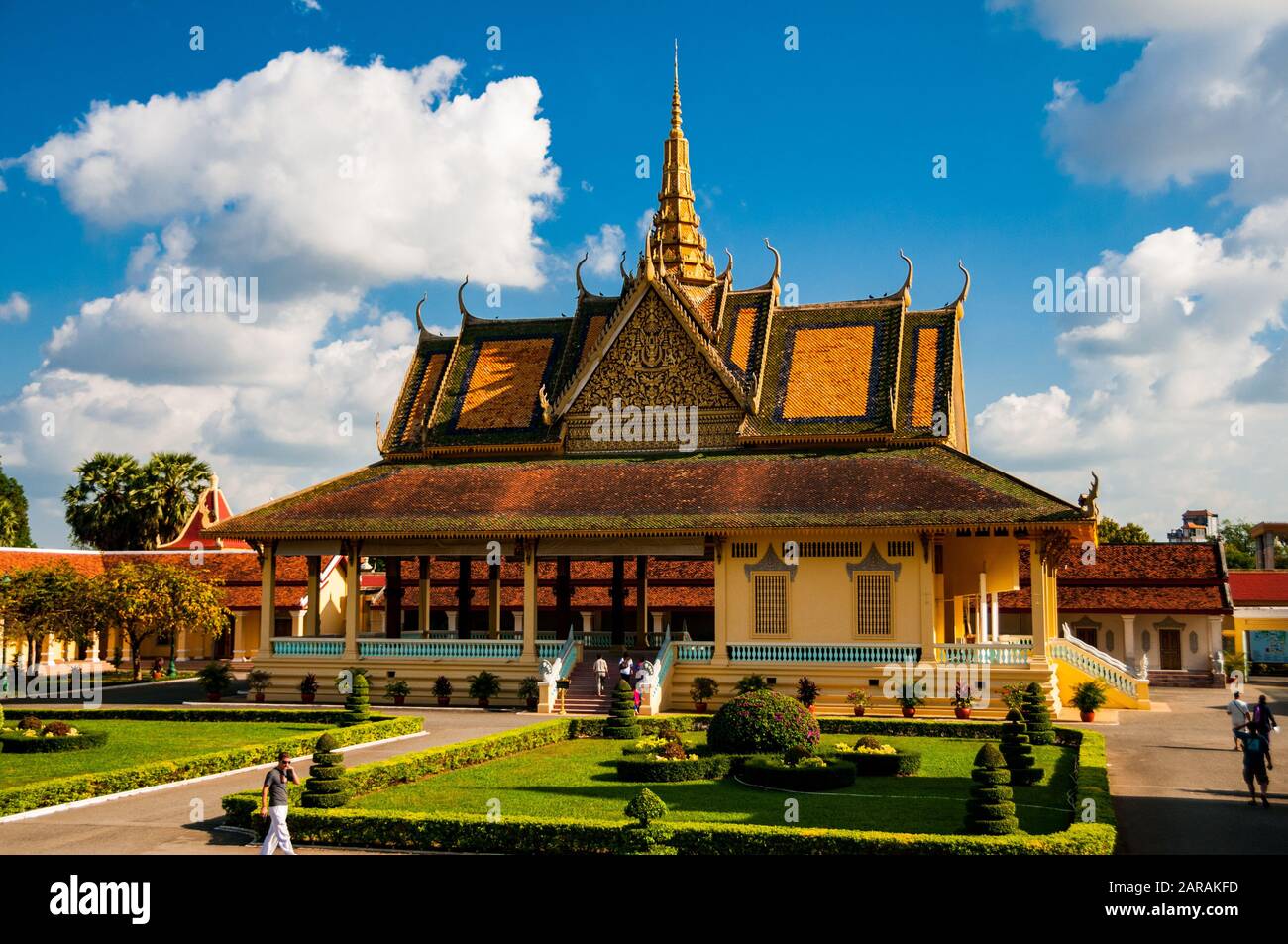 La Salle Du Tr ne Du Palais Royal De Phnom Penh Cambodge Construite En 