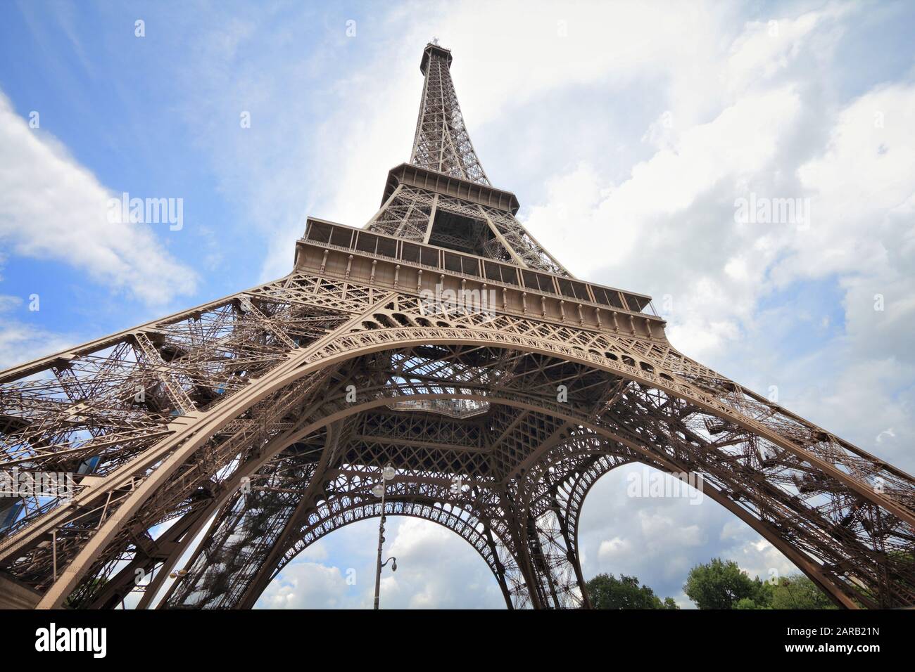 Paris, France - Tour Eiffel. UNESCO World Heritage Site. Banque D'Images