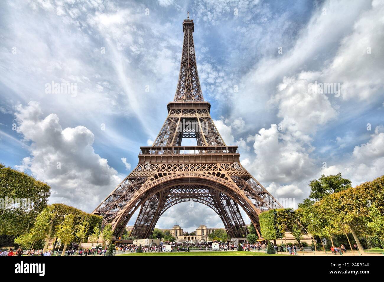 Paris, France - Tour Eiffel. UNESCO World Heritage Site. Banque D'Images
