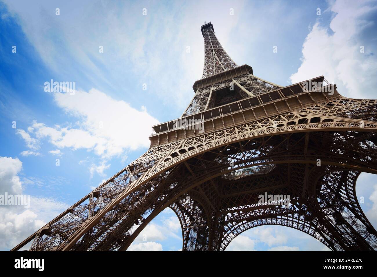 Paris, France - Tour Eiffel. UNESCO World Heritage Site. Banque D'Images