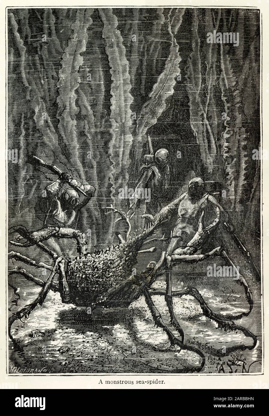 20000 ligues sous la mer, Jules Verne Banque D'Images