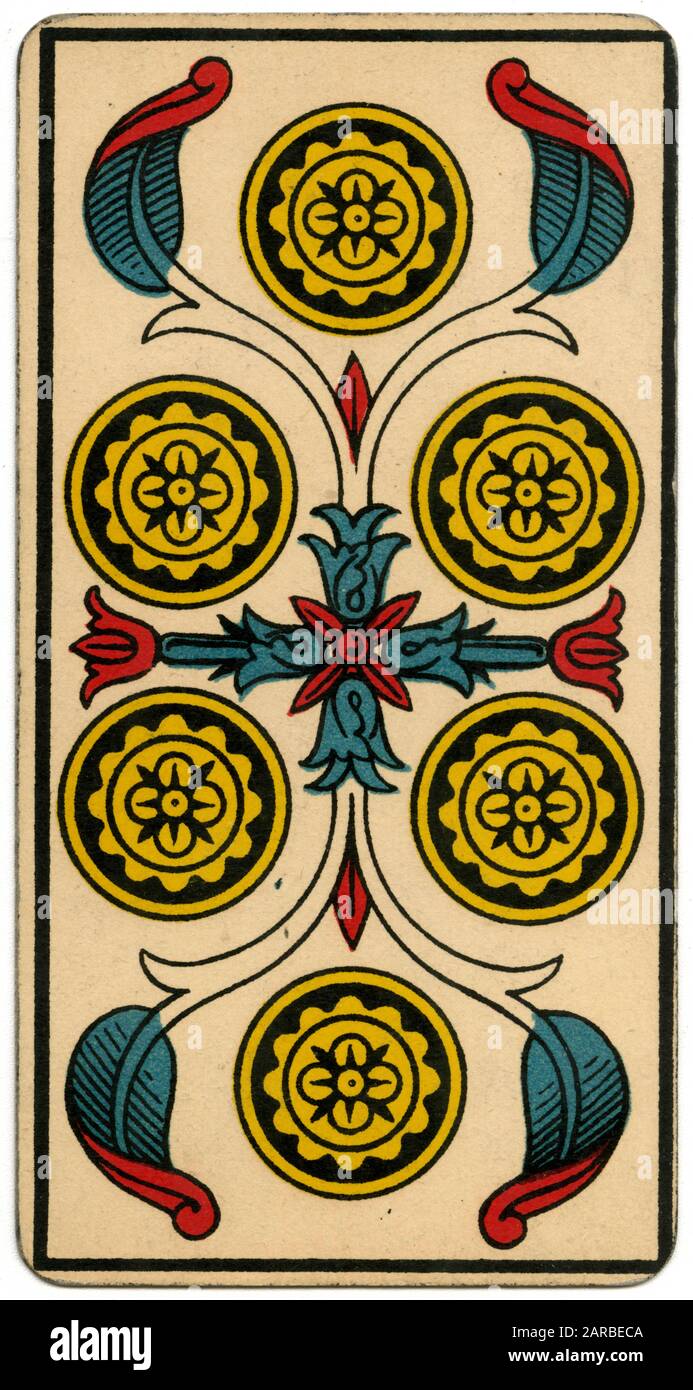 6 De Baton Tarot De Marseille Marseille tarot Banque de photographies et d'images à haute résolution -  Alamy
