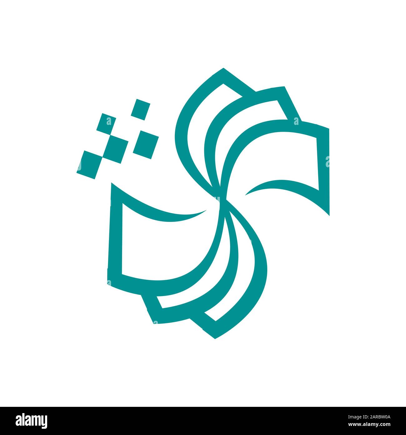 Logo De Paiement Numérique Icône Symbole De Signe De Trésorerie Illustration de Vecteur