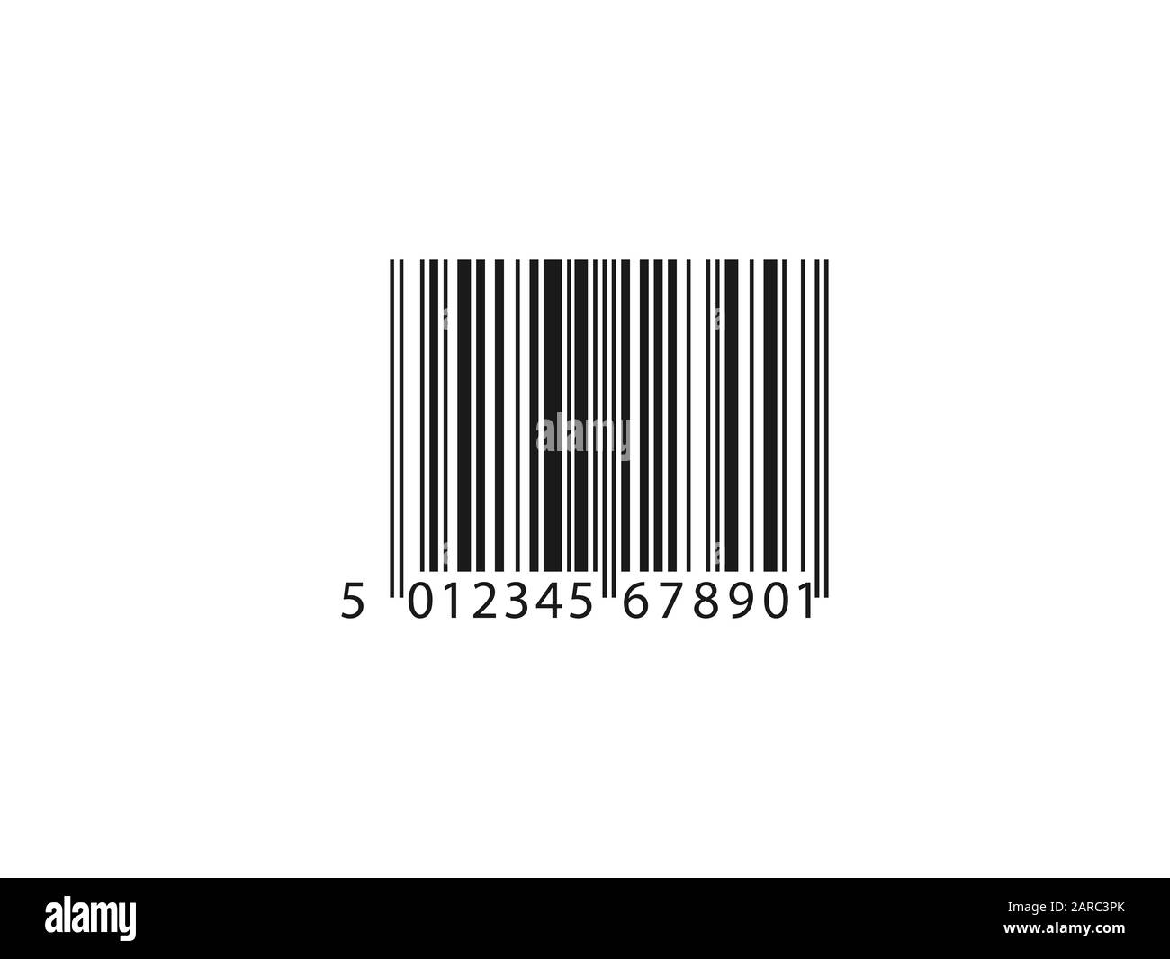 Code-barres, icône de code. Illustration vectorielle, conception plate. Illustration de Vecteur