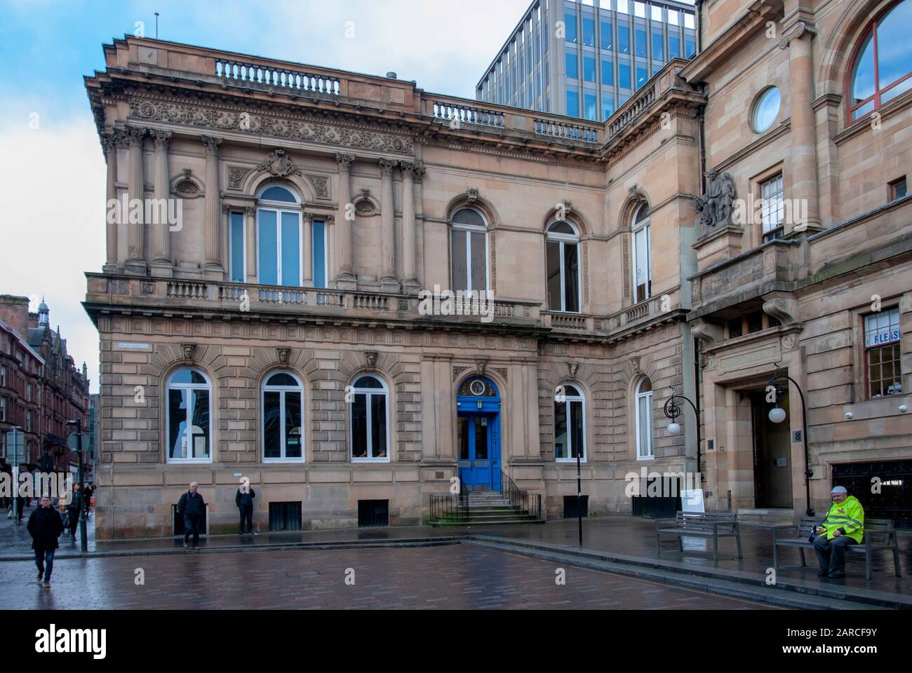 Bibliothèque Faculté royale des conservateurs de Glasgow Nelson Mandela Place Glasgow Ecosse Grande-Bretagne Grande-Bretagne Royaume-Uni vue extérieure du XIXe siècle v Banque D'Images