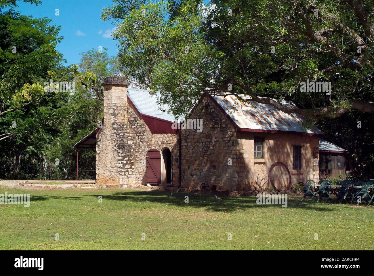 Australie, Homestead historique de Springvale à Katherine Banque D'Images