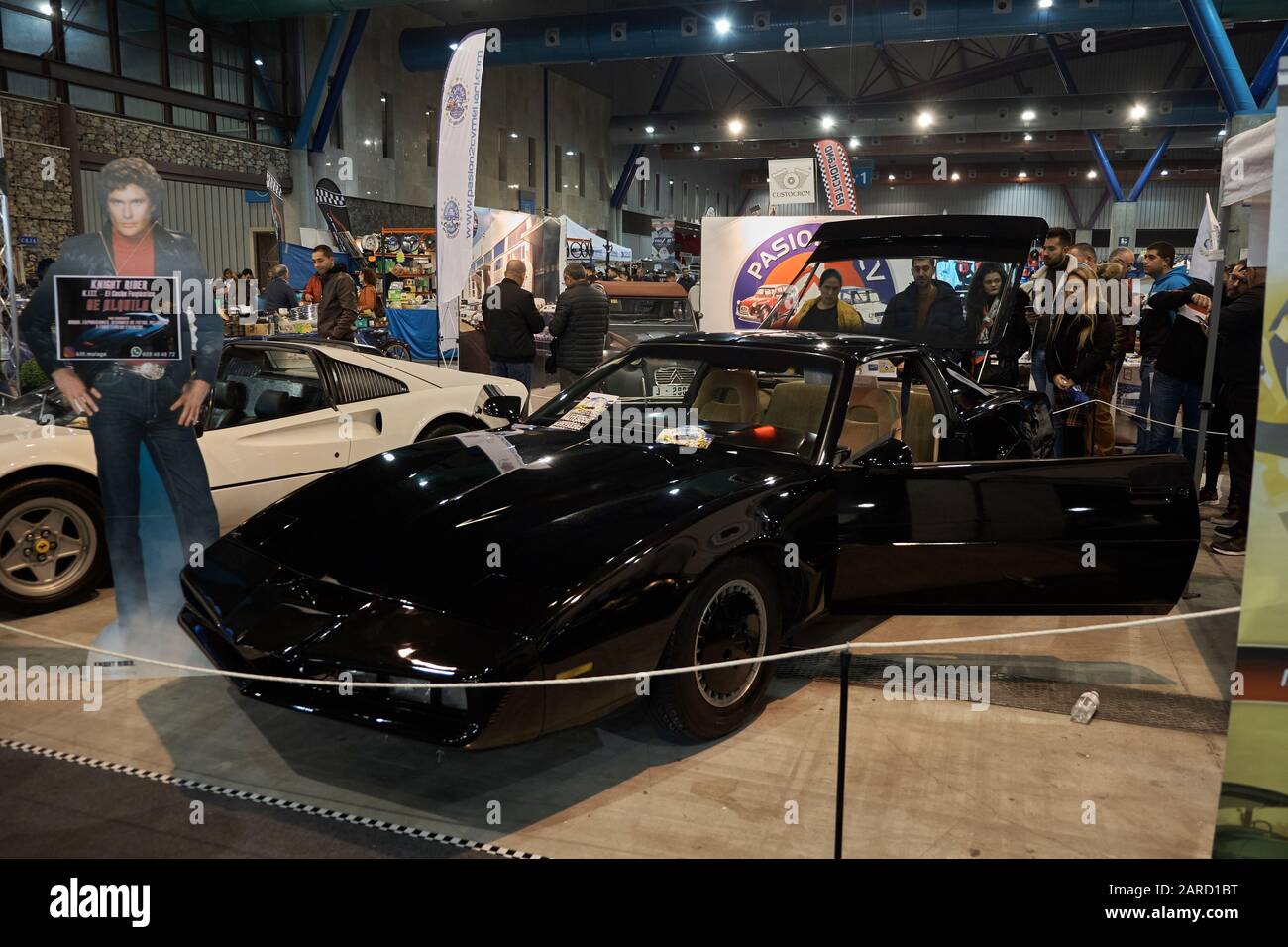 Kitt, Réplique De Knight Rider. Rétro Málaga 2020, Andalousie, Espagne. Banque D'Images
