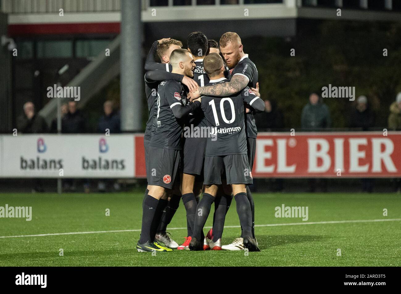 WIJDEWORMER, 27-01-2020, complexe de stages AFAS, saison 2019/2020, Football néerlandais Keuken Kampioen Divisie. /a 00 fête 1-2 pendant le match Jong AZ - Almere City Credit: Pro Shats/Alay Live News Banque D'Images