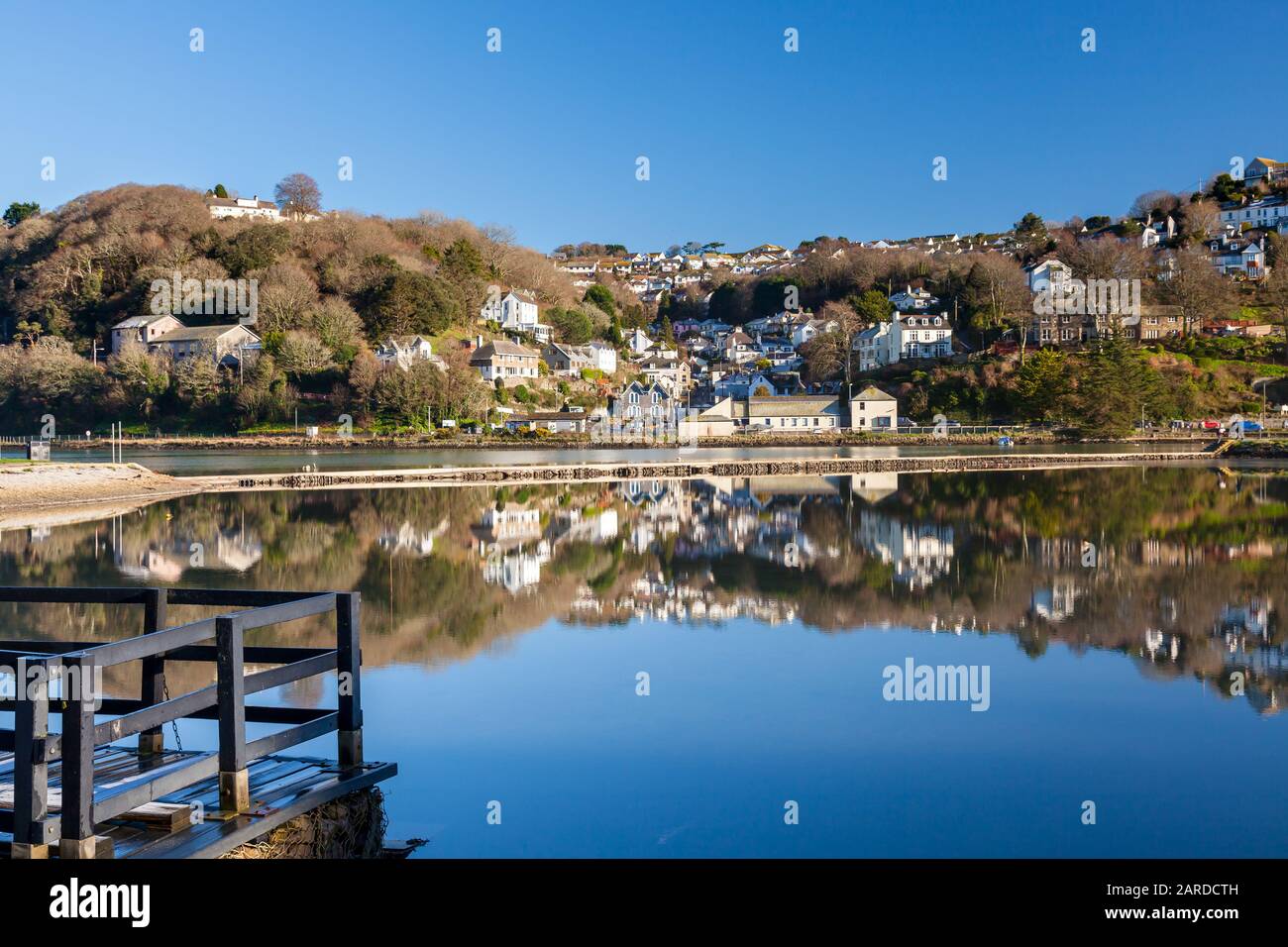 La pittoresque ville côtière de Looe Cornwall Angleterre Royaume-Uni Europe Banque D'Images