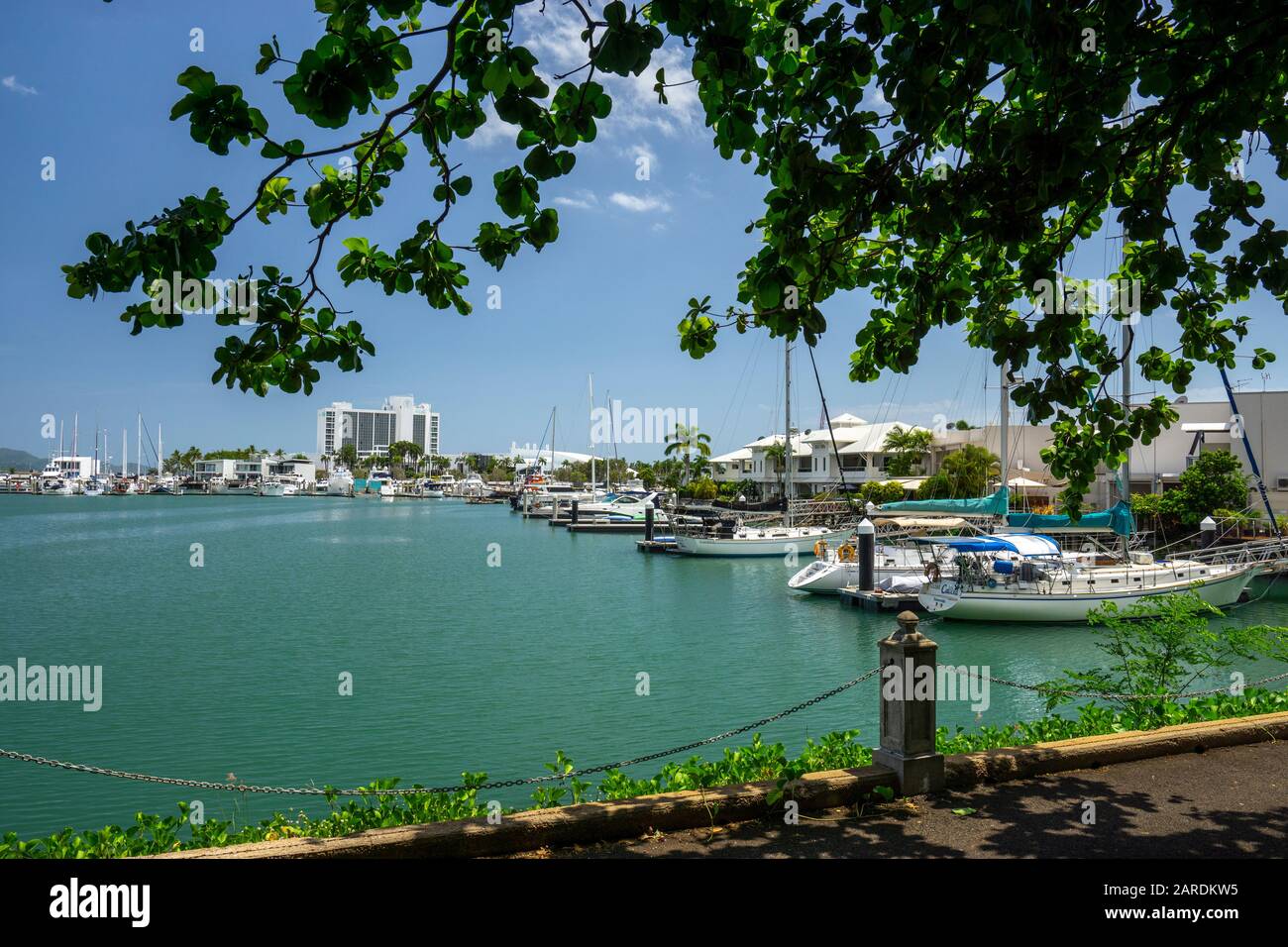 Vue Sur Breakwater Marina Depuis The Strand, Townsville, Queensland, Australie Banque D'Images