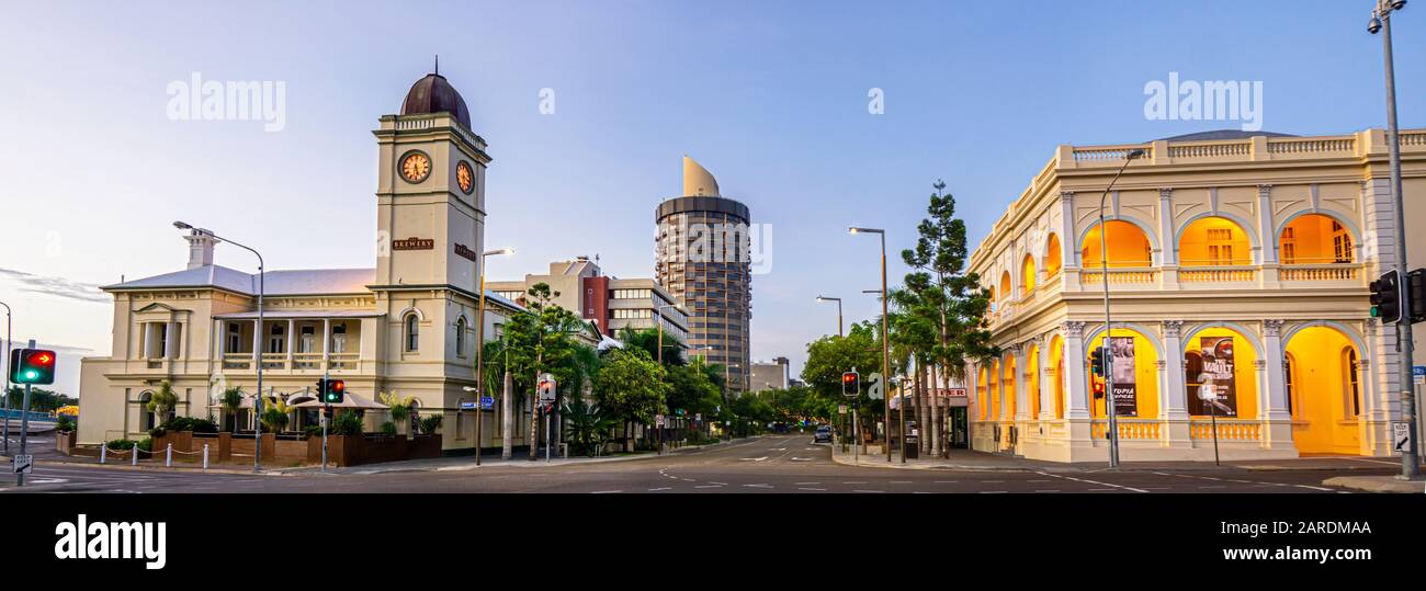 Ancien Bâtiment Du Bureau De Poste De Townsville Abritant Maintenant La Brasserie Townsville, Townsville Queensland Australie Banque D'Images