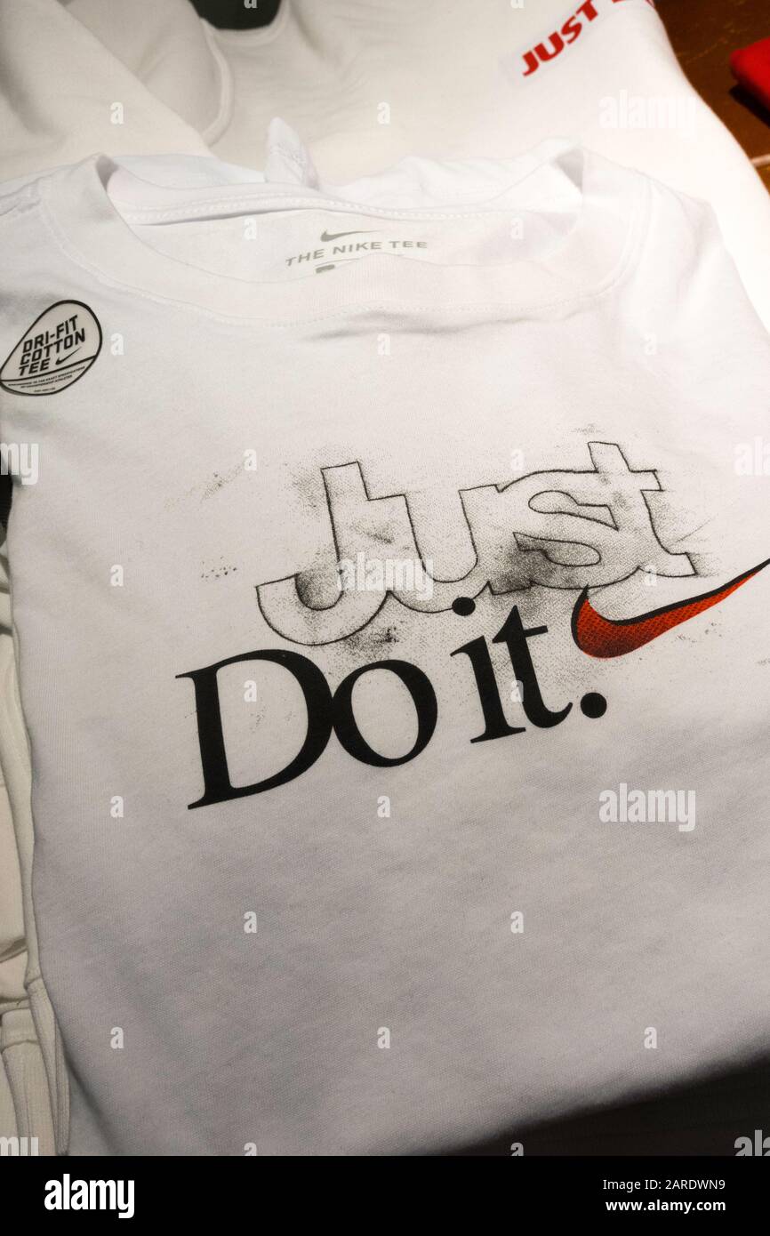 Vêtements Nike Athletic en vente, États-Unis Banque D'Images