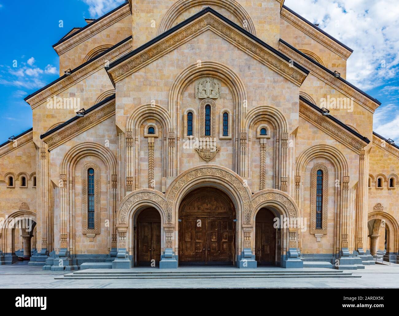 Cathédrale Sainte-Trinité site touristique de Tbilissi capitale de la Géorgie Europe de l'est Banque D'Images