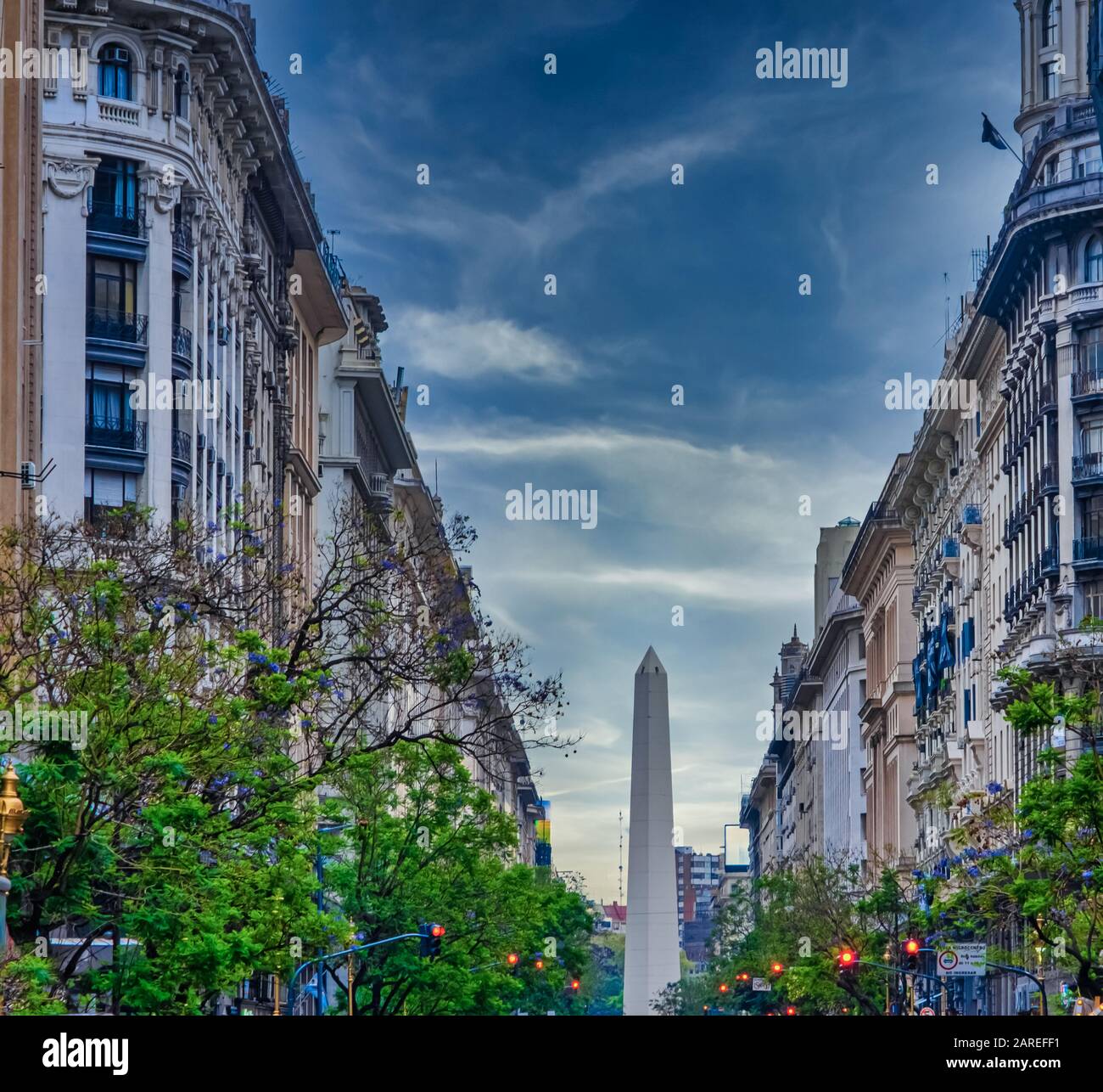 L'Obelisco de Buenos Aires (obélisque de Buenos Aires) une icône de ...