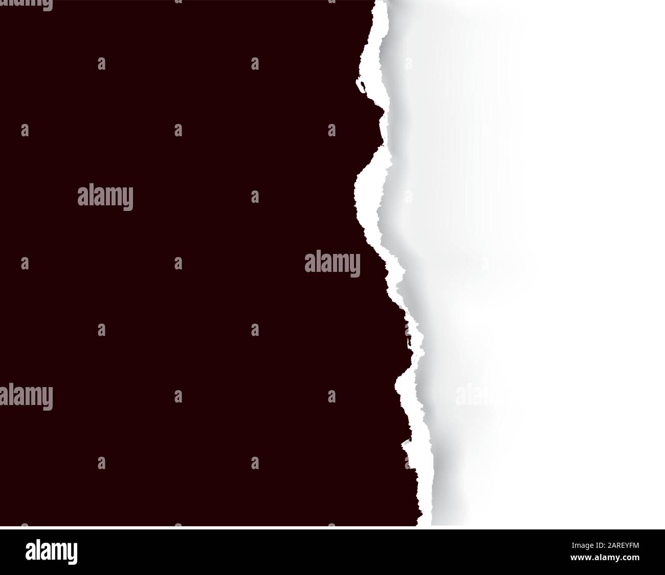 Arrière-Plan Papier Noir Déchiré. Illustration d'un papier noir déchiré avec un emplacement pour votre image ou votre texte. Vecteur disponible. Illustration de Vecteur