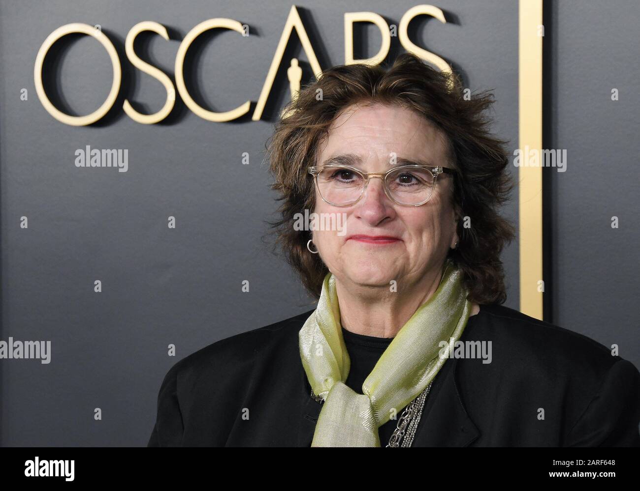 Barbara Ling arrive au 92ème déjeuner des Oscars nominés qui s'est tenu à la salle Ray Dolby Ballroom à Hollywood & Highland à Hollywood, Californie, le lundi 27 janvier 2020. (Photo De Athanlee B. Mirador/Sipa États-Unis) Banque D'Images