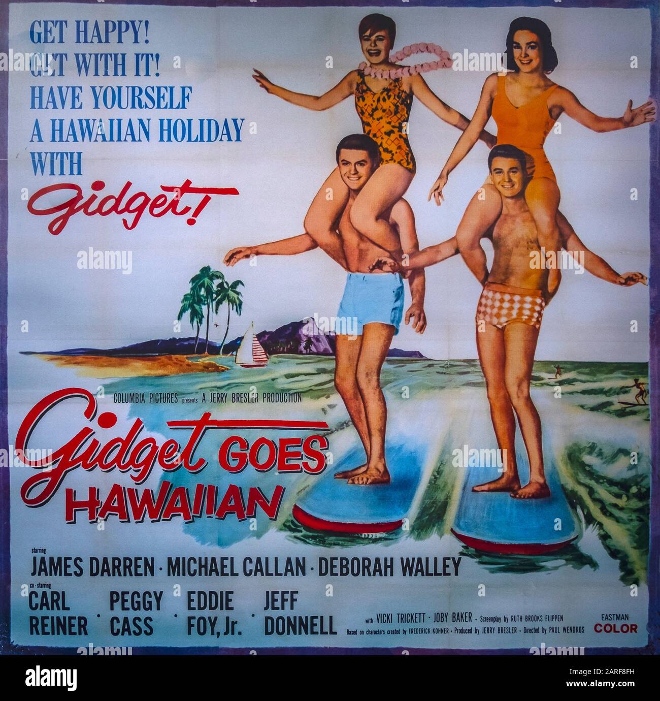 USA, Beach movie, 1959: ''Gidget Goes Hawaiian''. Banque D'Images