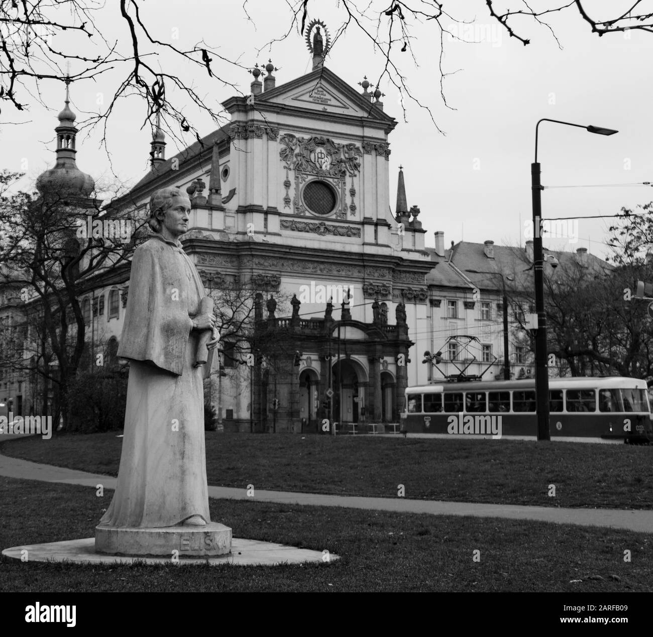 Les Thèmes Chrétiens À Prague, En Tchéquie Banque D'Images
