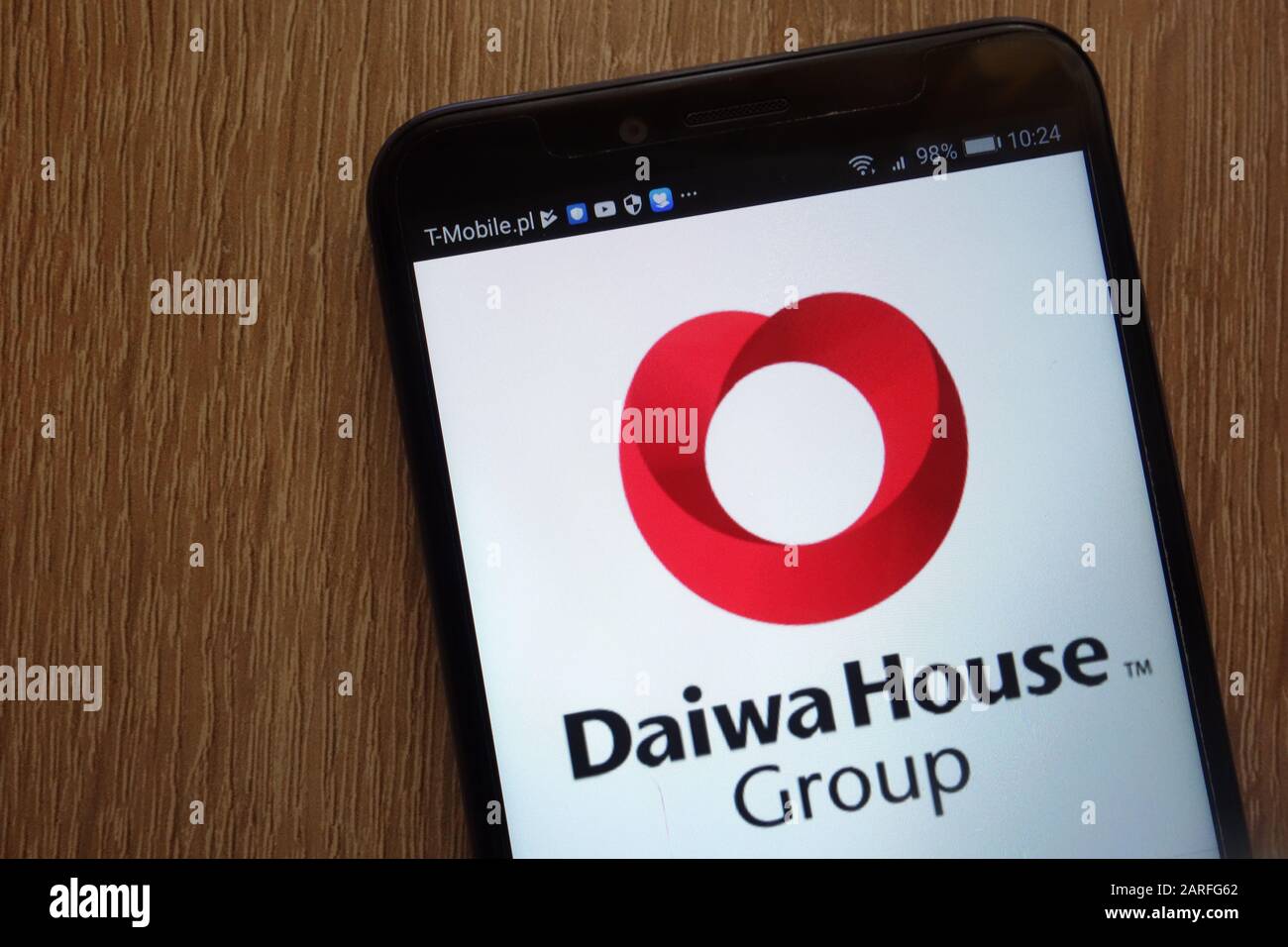 Le logo Daiwa House Industry s'affiche sur un smartphone moderne Banque D'Images
