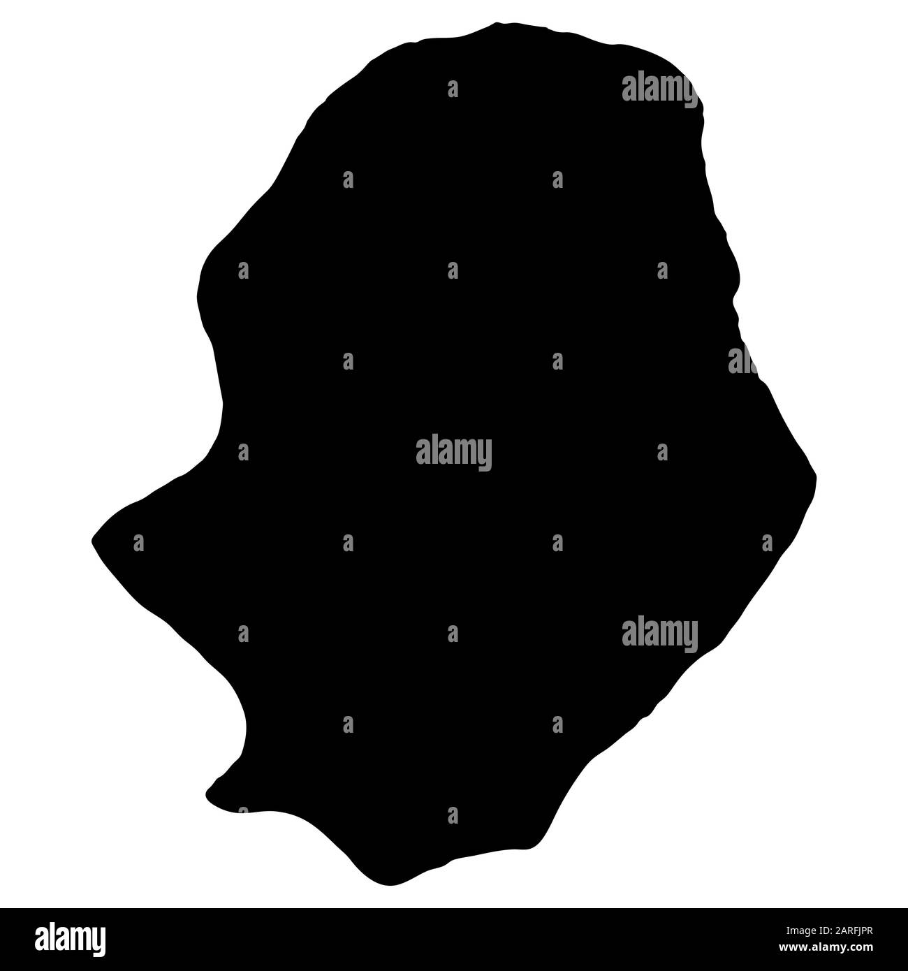 Niue Map illustration du vecteur Silhouette EPS 10. Illustration de Vecteur