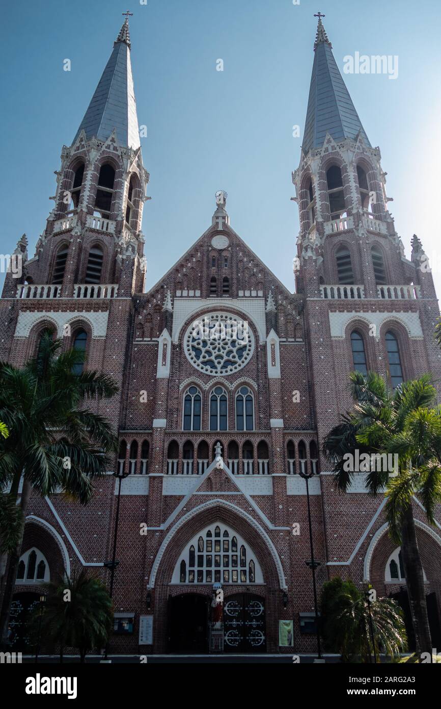 Cathédrale Sainte-Marie à Yangon, au Myanmar Banque D'Images
