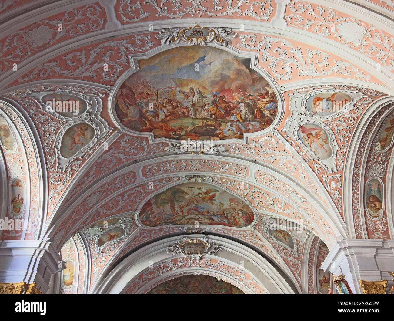 Kloster Ensdorf, Hemaliges Benediktinerkloster À Ensdorf, Landkreis Amberg-Sulzbach, Oberpfalz, Bayern, Deutschland / Ensdorf Monastère, Ancien Be Banque D'Images