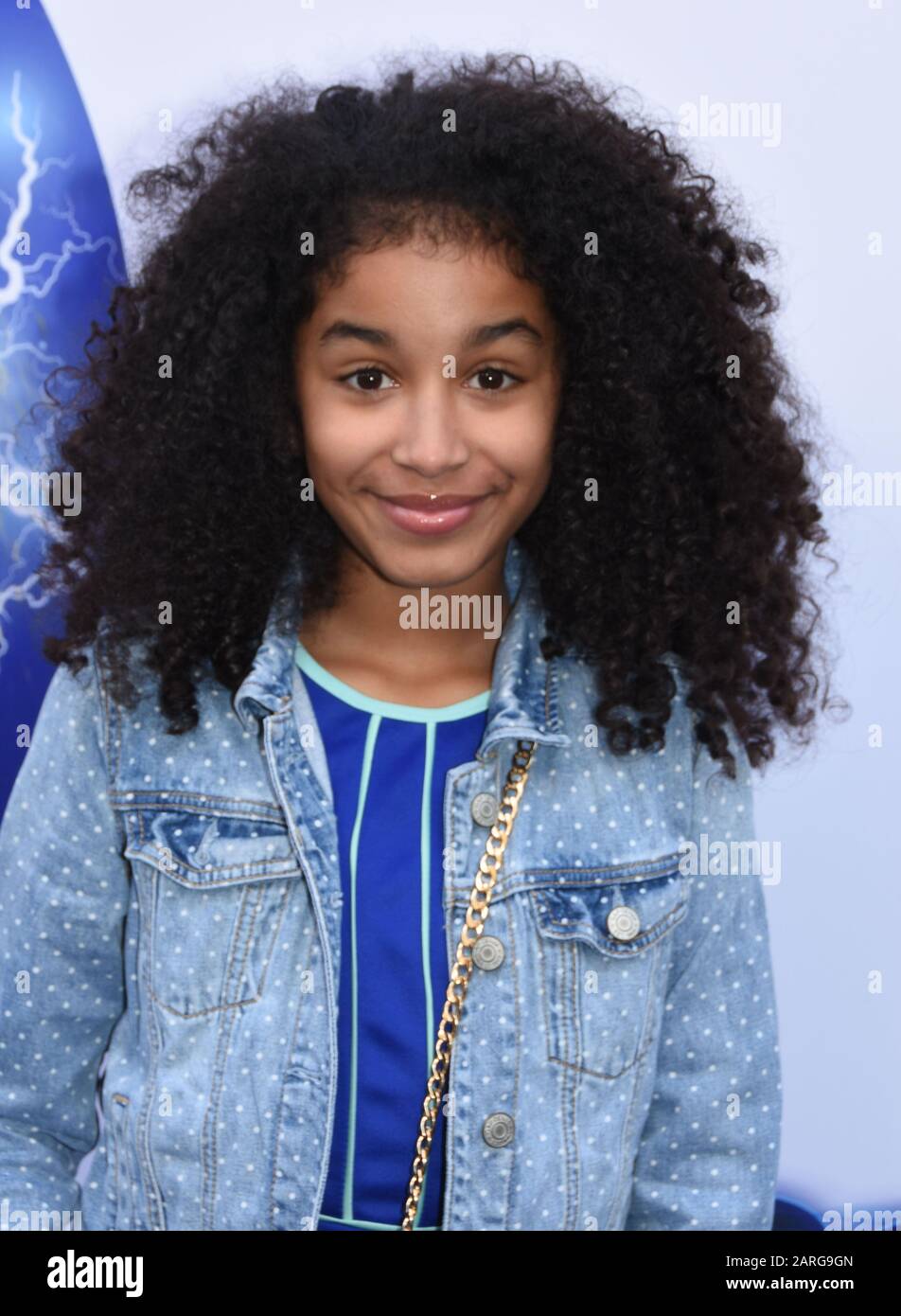 Los Angeles, Californie, États-Unis 25 janvier 2020 l'actrice Jordyn Curet assiste à l'événement de la Journée de la famille 'Sonic The Hedgehog' le 25 janvier 2020 à Paramount Studios à Los Angeles, Californie, États-Unis. Photo De Barry King/Alay Stock Photo Banque D'Images