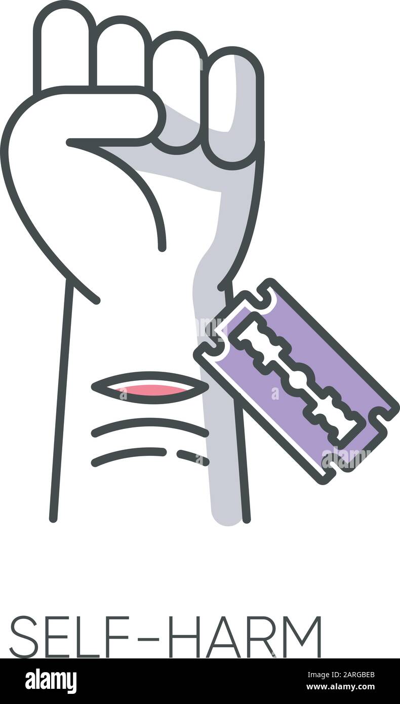 Automutilation bras Banque d'images détourées Alamy