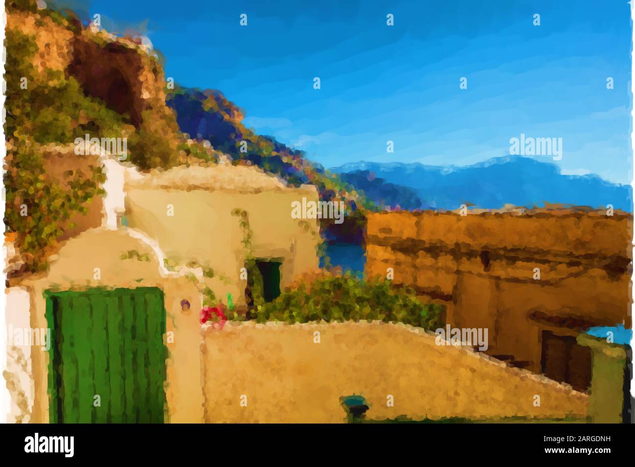 Les Étapes De Conca Banque D'Images