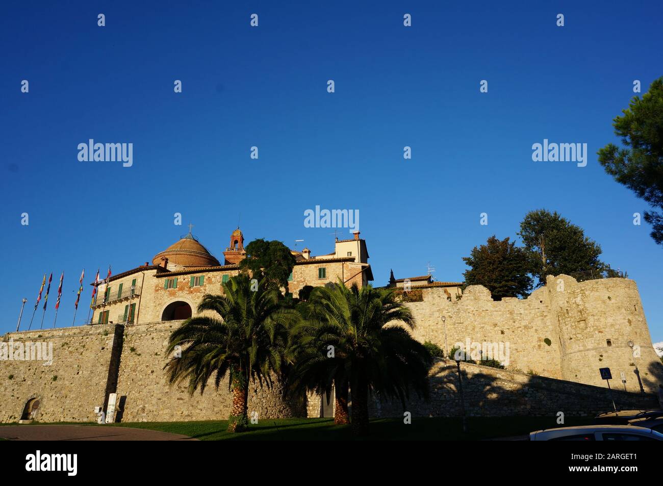 Castiglione Sul Lago, Italie Banque D'Images