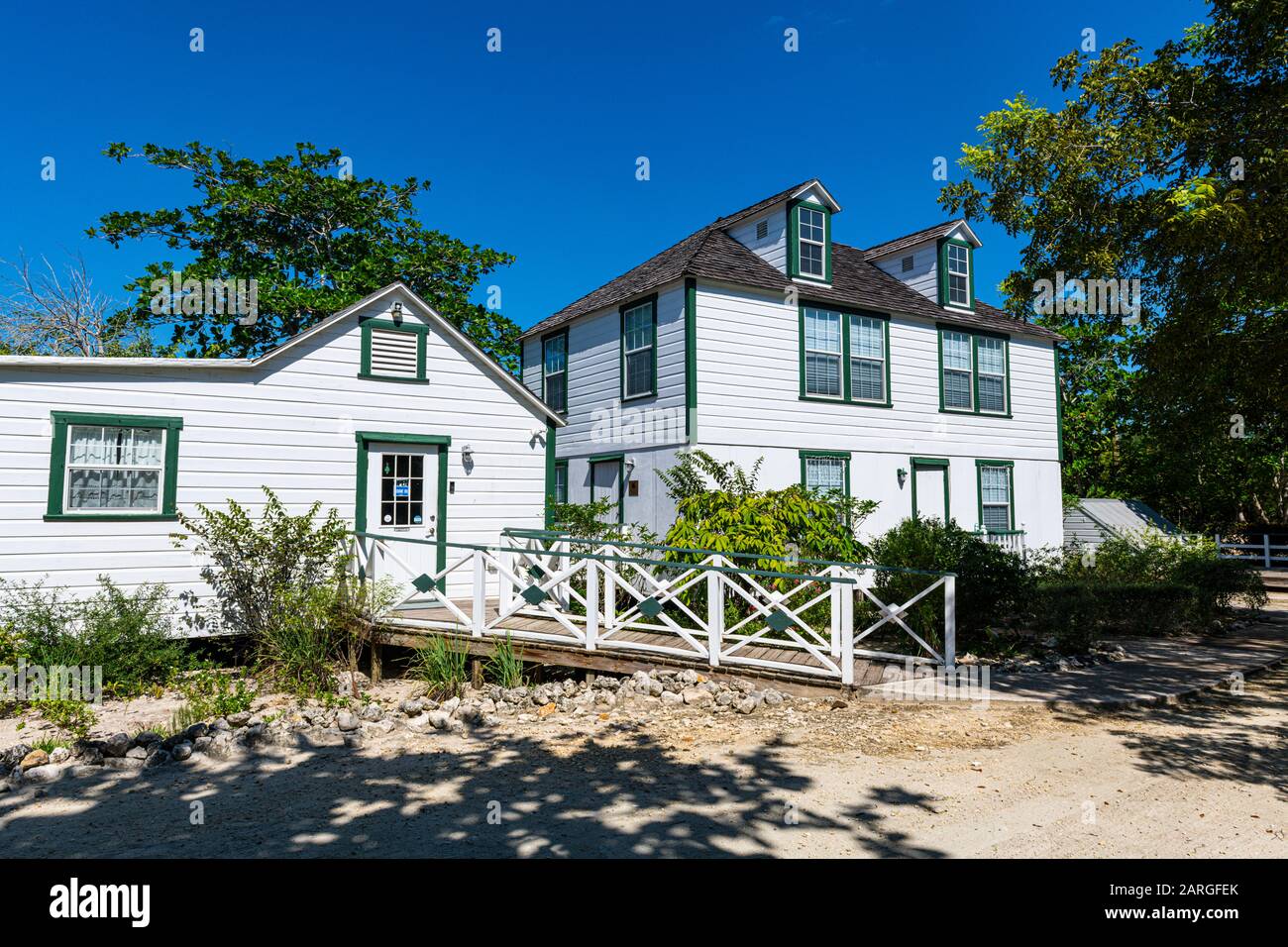 Bodden Town Mission House, Grand Cayman, Îles Caïmanes, Caraïbes, Amérique Centrale Banque D'Images