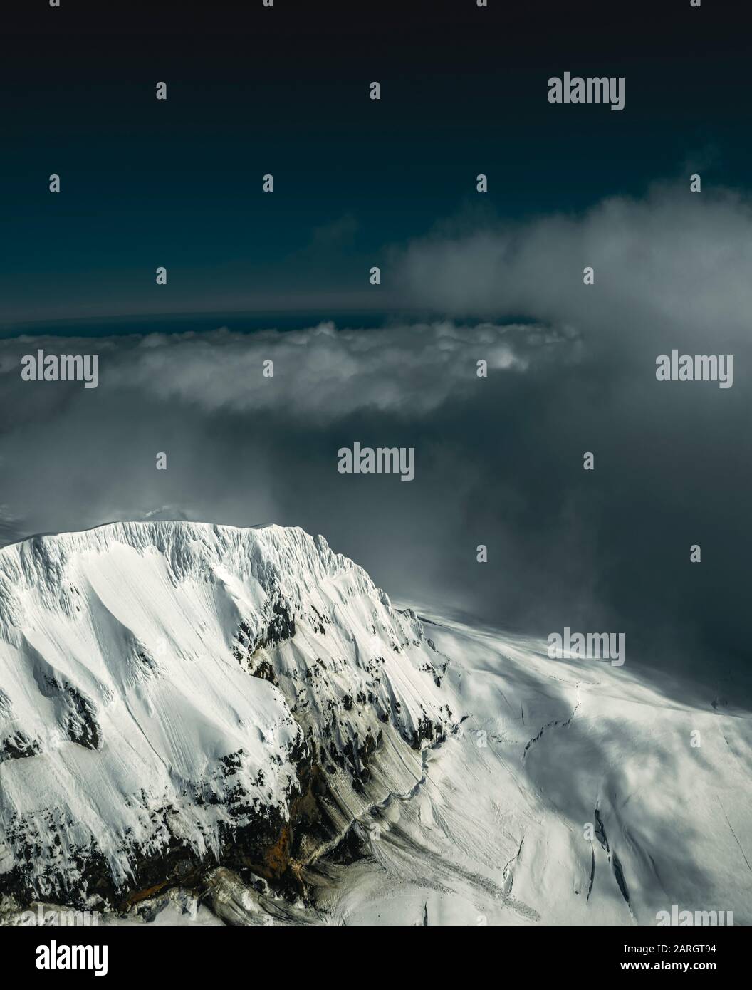 Glacier Rotarfellsjokull, Parc National De Vatnajokull, Islande Banque D'Images