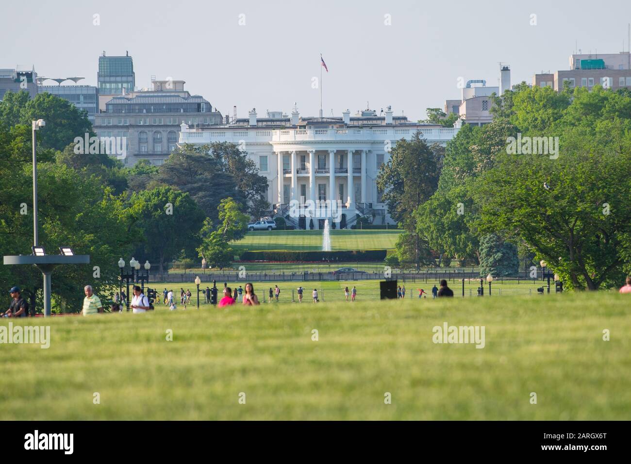 Washington, Etats-Unis Mai 2018: Impressions Washington - Mai - 2018 Washington Dc Weivues Haus / Maison Blanche / Weisses Haus | Usage Dans Le Monde Entier Banque D'Images