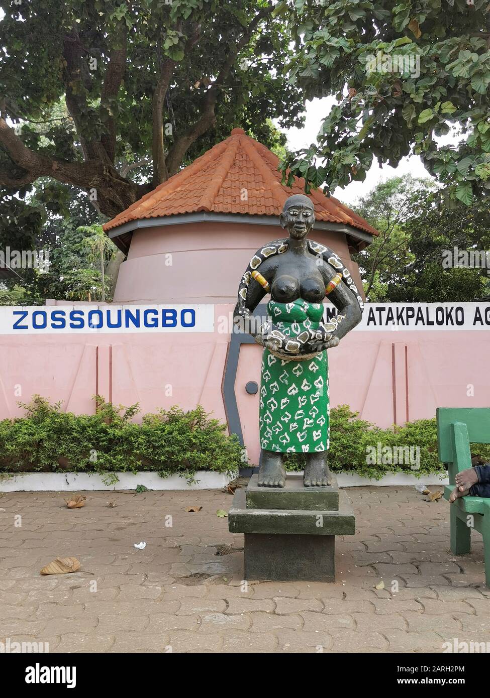 OUIDAH , BÉNIN Banque D'Images