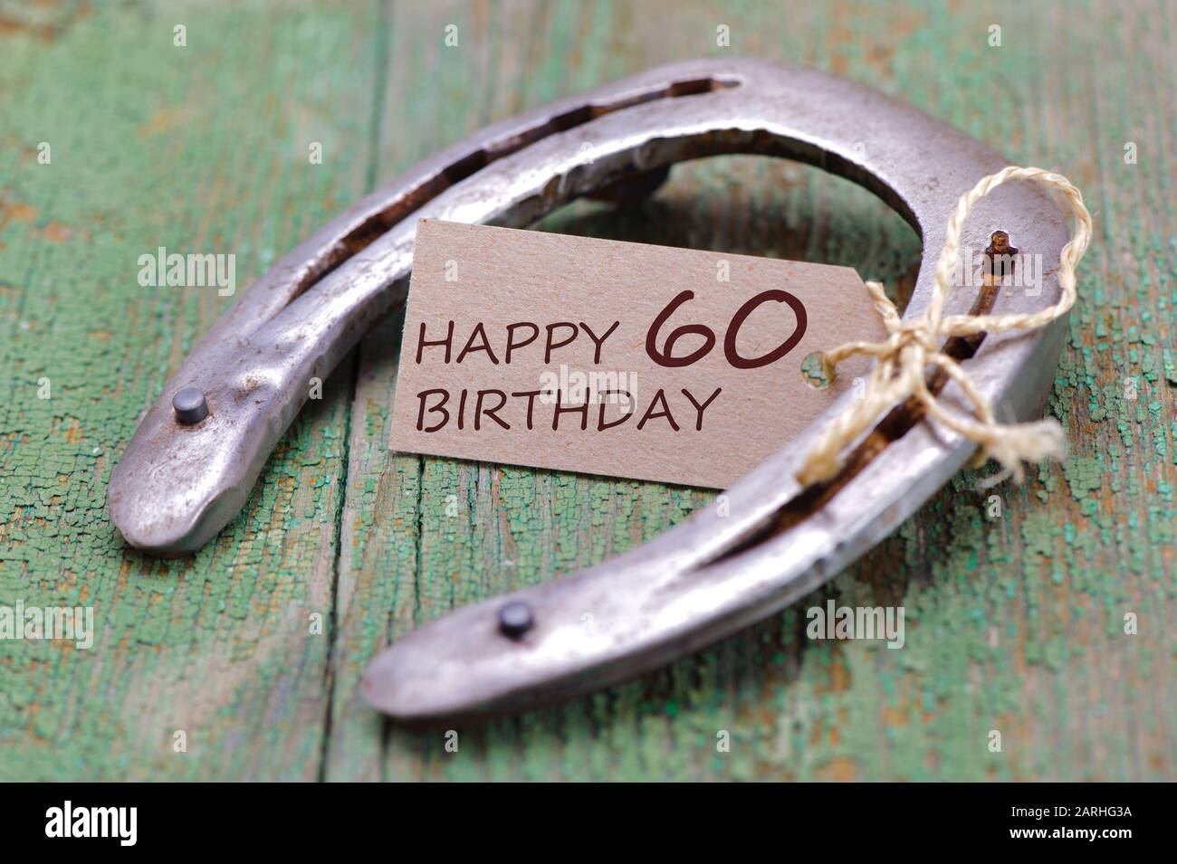 félicitations et joyeux anniversaire 60 ans Banque D'Images