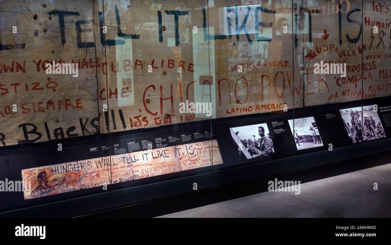 Musée national de l'histoire et de la culture afro-américaines à Washington DC Hunger exposition Banque D'Images