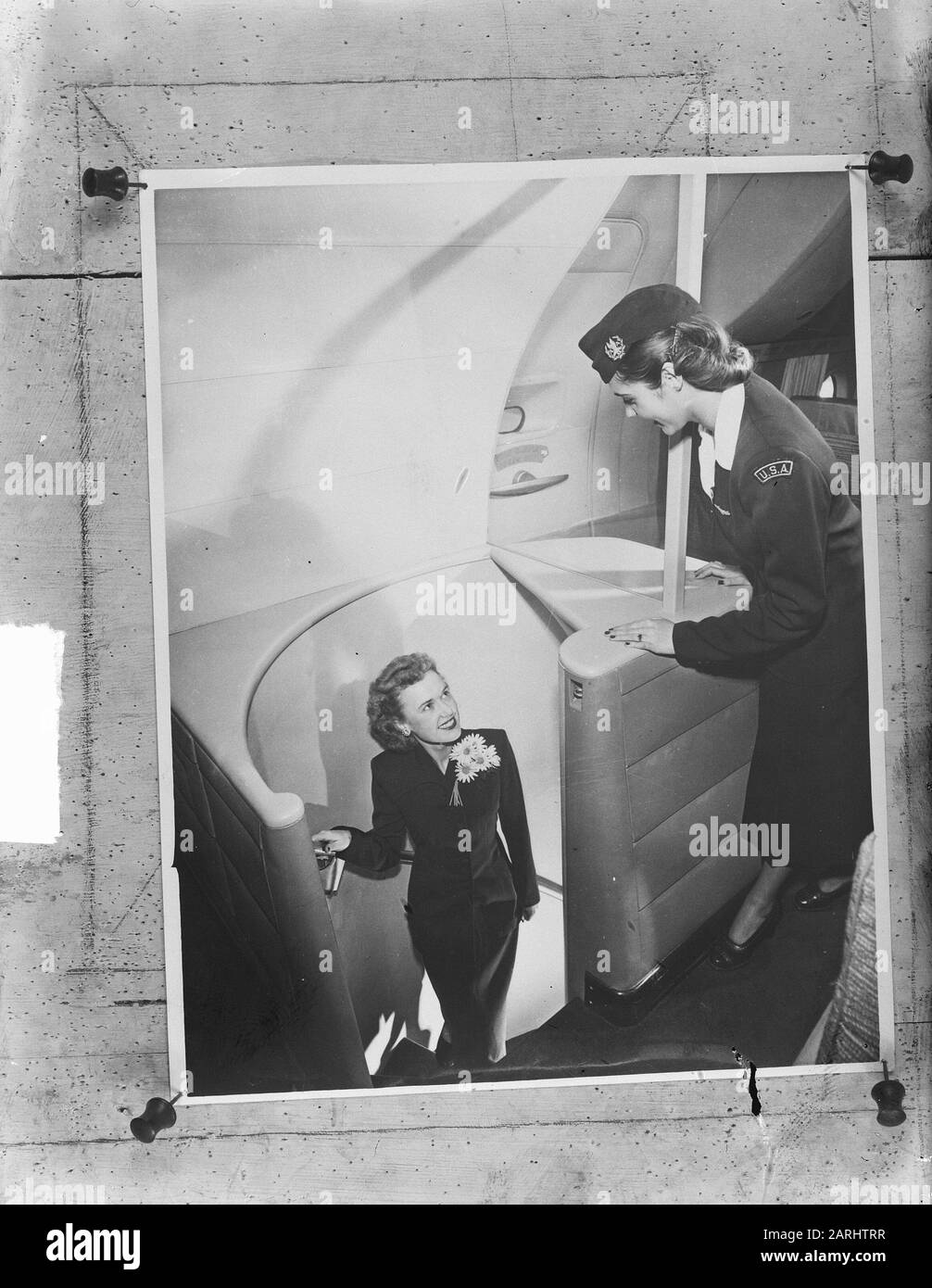 Staatscruiser AOA enteren Date : 19 juillet 1949 Banque D'Images