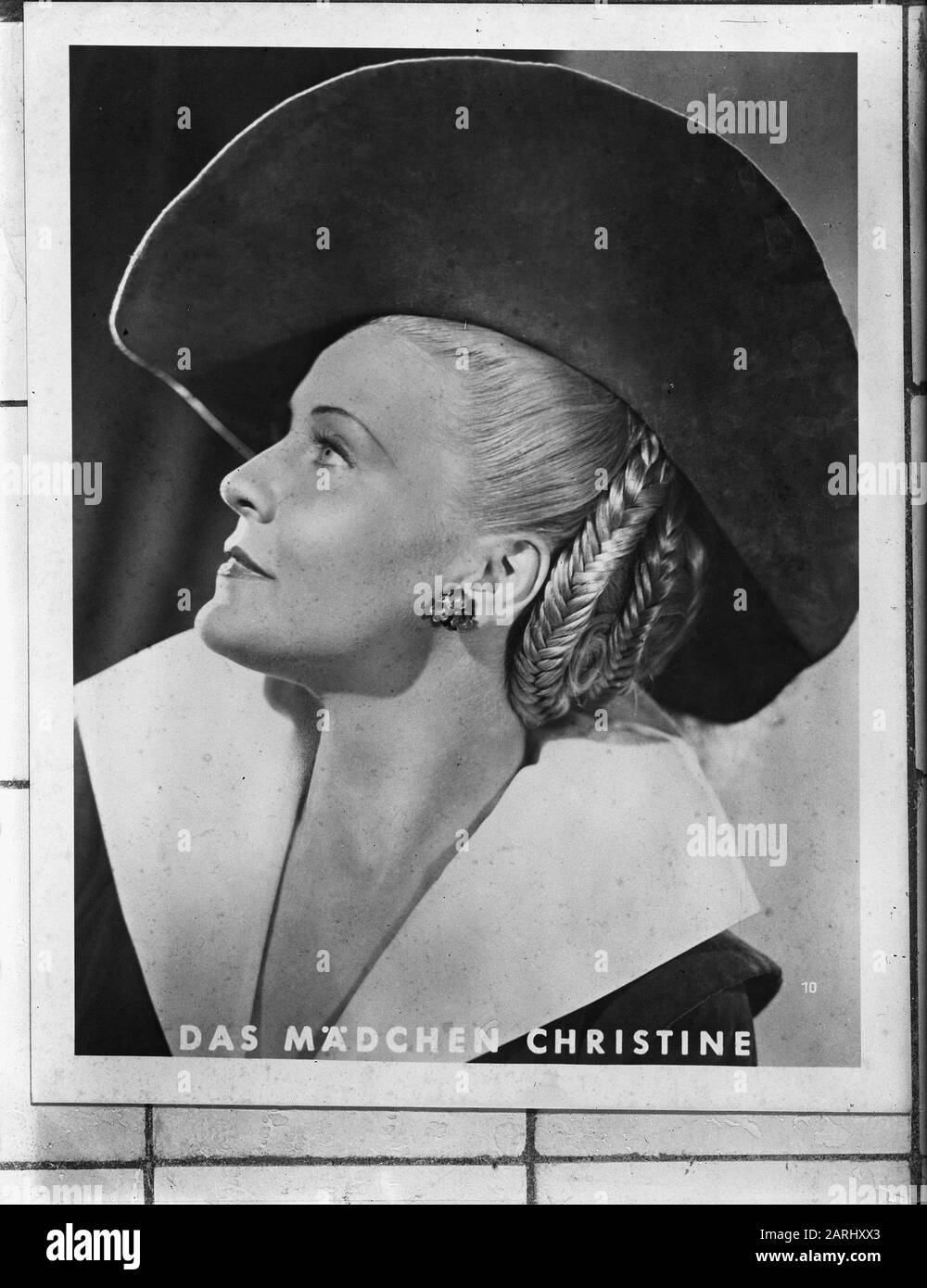 Filmfoto Actueel, Das Madchen Christine Date : 26 Mars 1950 Nom Personnel : Christine Banque D'Images