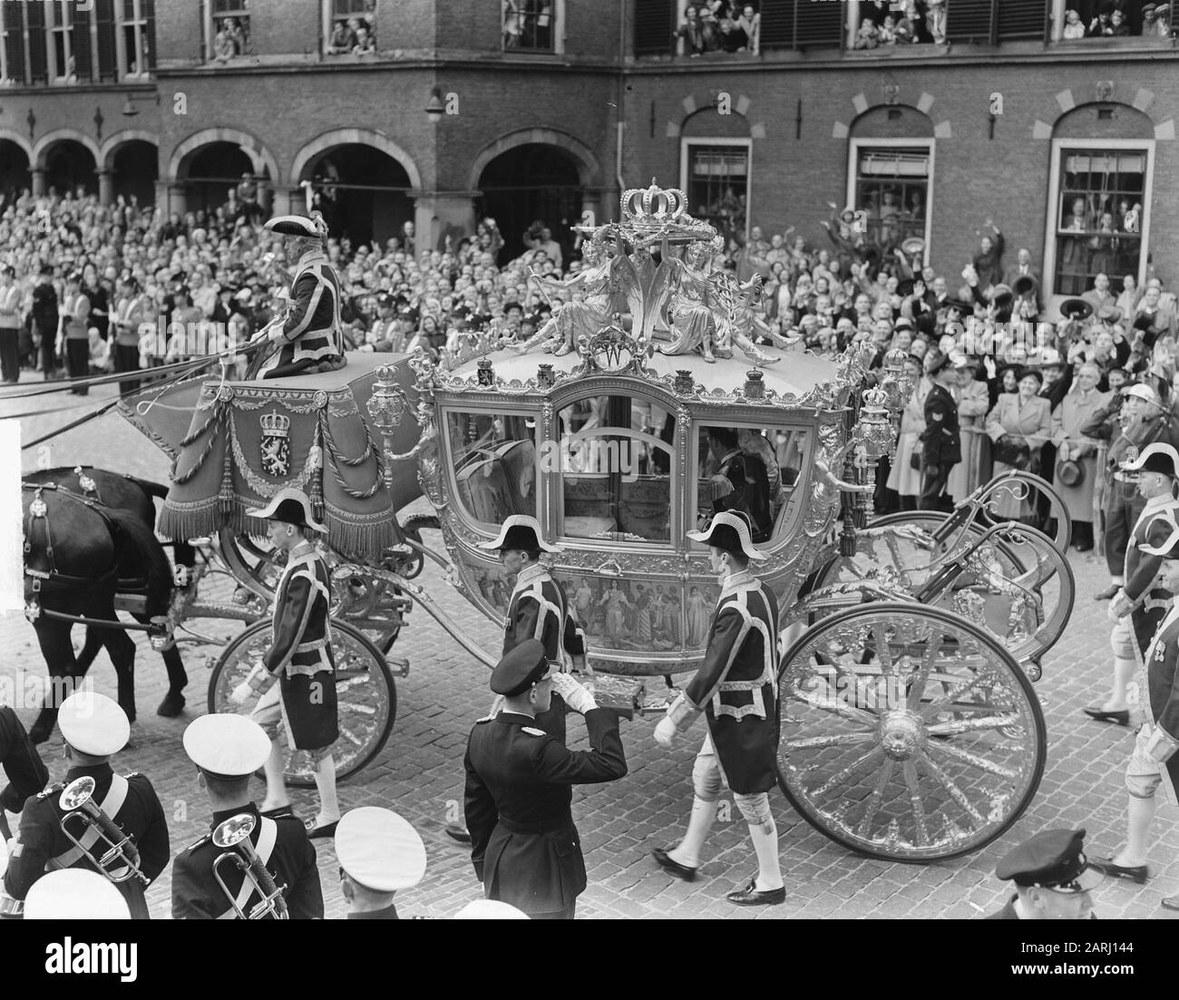 Golden Carriage For Knight Hall Date : 19 Septembre 1950 Nom Institutionnel : Golden Carriage, Knight Hall Banque D'Images