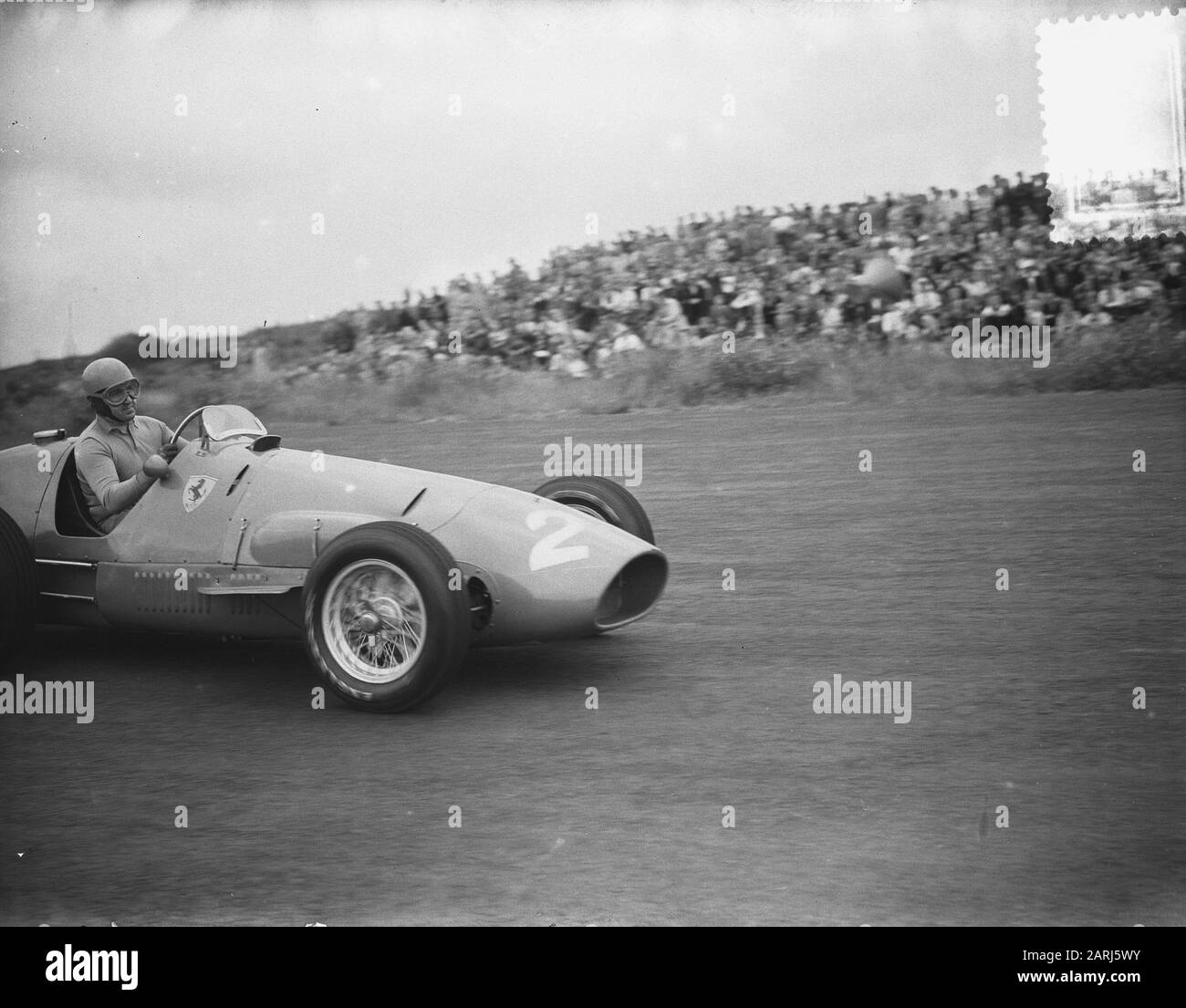 Courses automobiles hollandaises de Grand Prix Zandvoort. Terminer Askari Date: 17 Août 1952 Lieu: Noord-Holland, Zandvoort Mots Clés: Automaces, Price, Finishen Banque D'Images