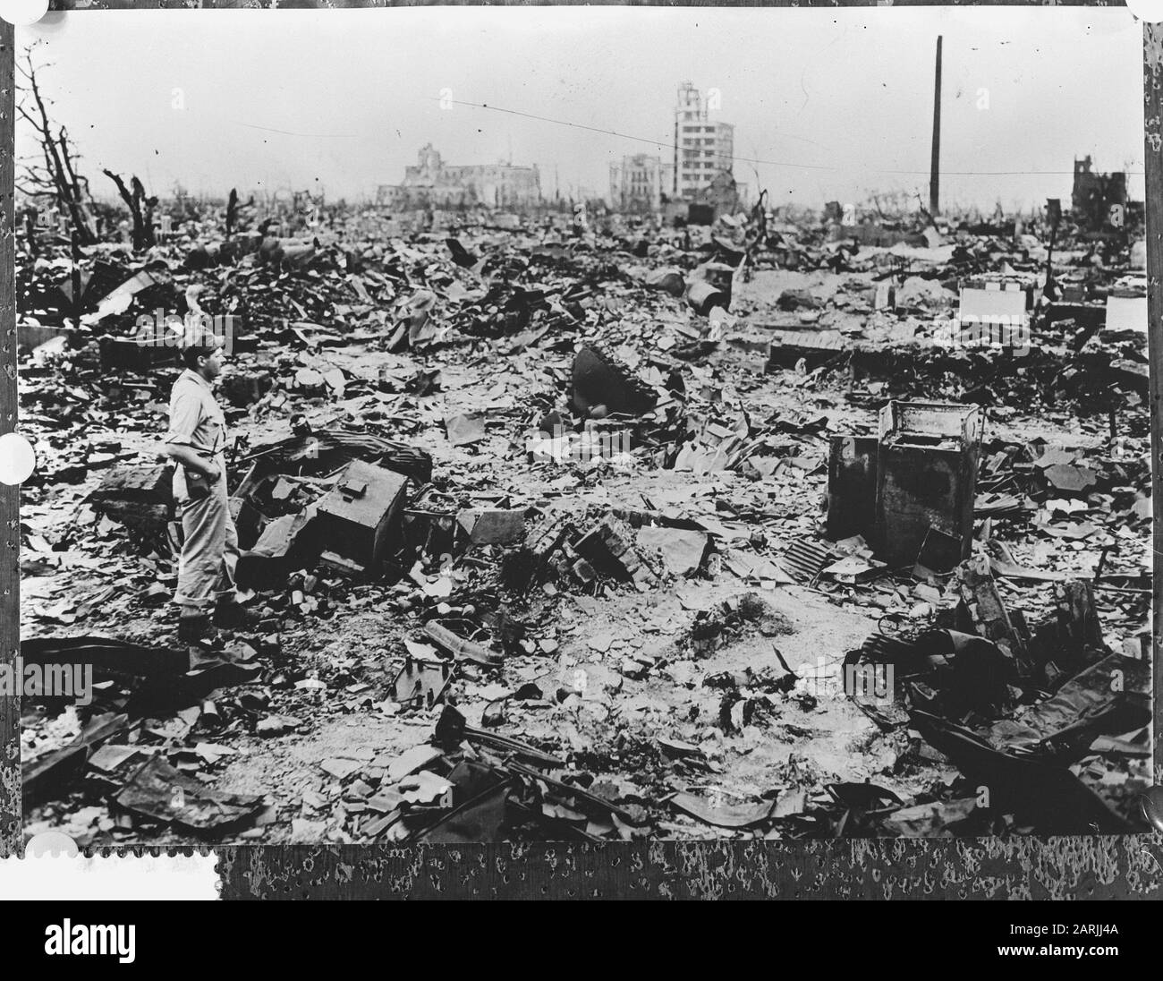 Hirosjima il y a 15 ans après le bombardement atomique Date : 2 août 1960 lieu : Hiroshima mots clés : bombardement atomique Banque D'Images