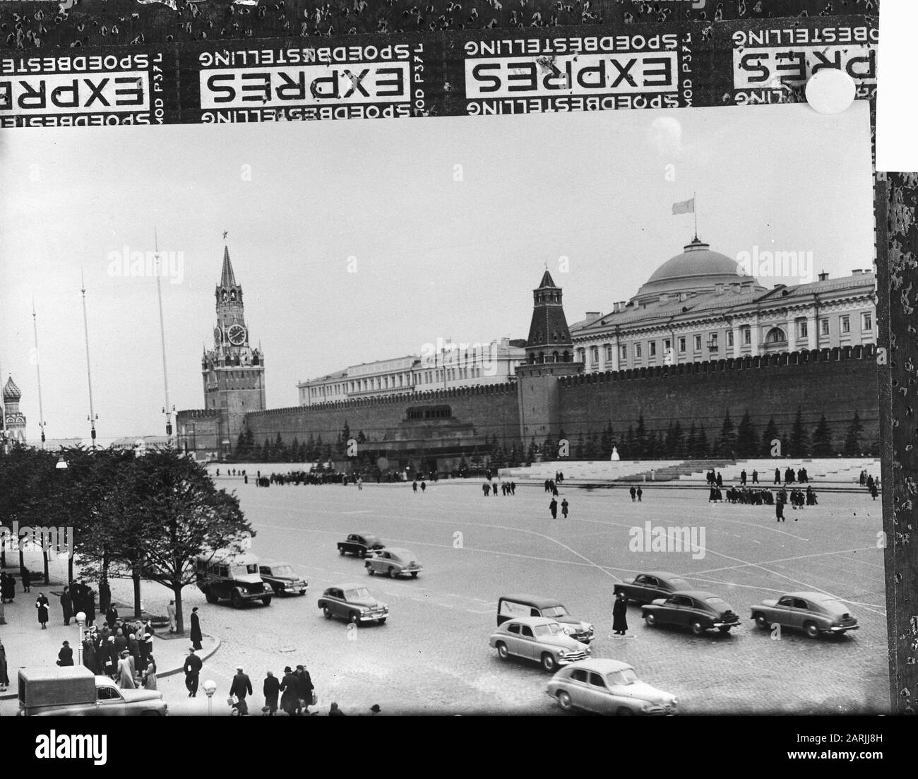 Place Rouge À Moscou Date: 30 Octobre 1961 Lieu: Moscou, Russie, Urss Mots Clés: Carrelets Banque D'Images