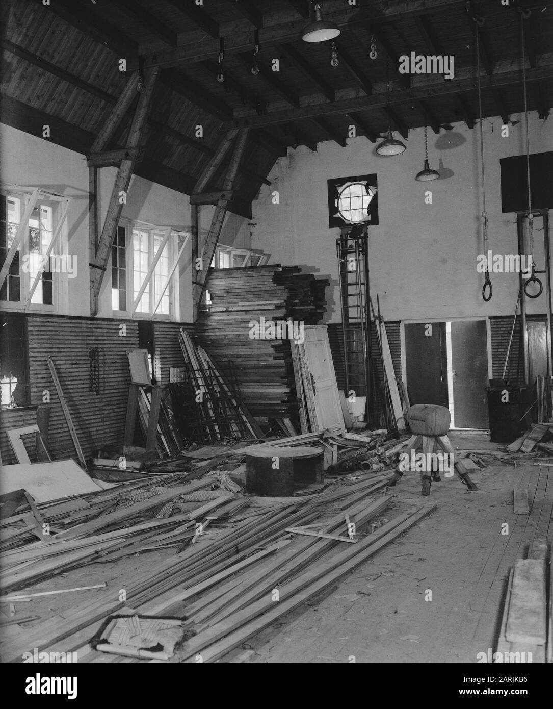 Rhudelsheim Foundation for Jewish Children Date : 18 janvier 1946 mots clés : intérieur, fondations, halls Nom de l'institution : Rhudelsheimstichting Banque D'Images