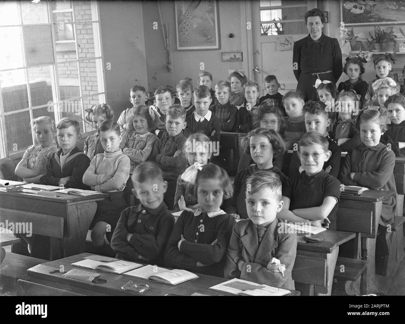 Spartasschool Date : 22 Mars 1946 Banque D'Images