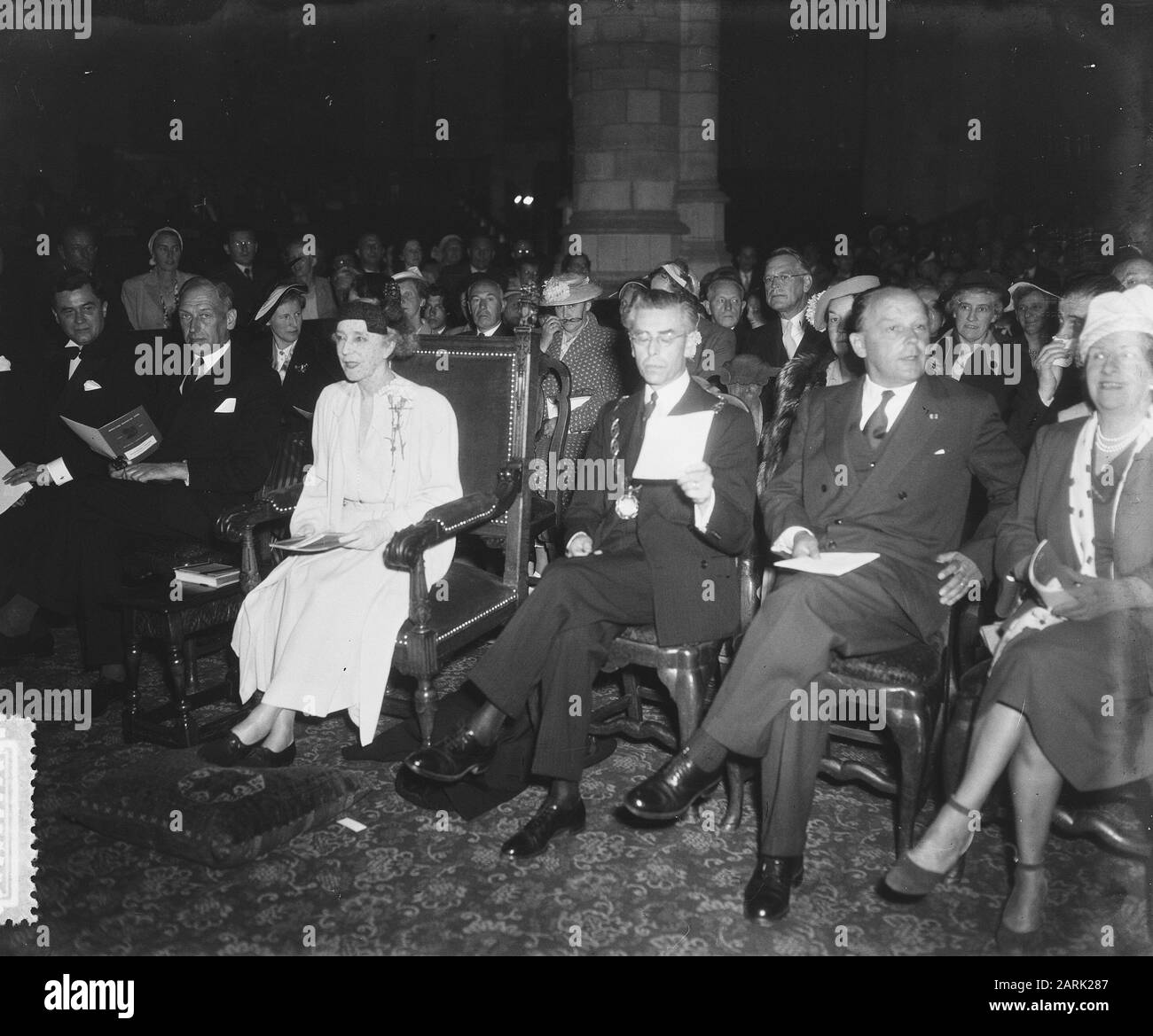 Église Saint-Jean Funérailles Gouda Association Bach Reine Elisabeth De Belgique Date : 13 Juin 1952 Mots Clés : Concessions Banque D'Images