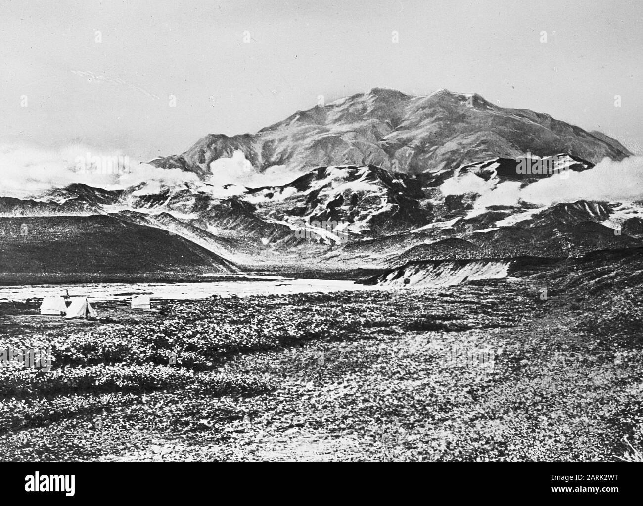 Géologie, montagnes, mont mac kinley Date: Non daté lieu: Alaska mots clés: Montagnes, géologie Nom personnel: Mount mac kinley Banque D'Images