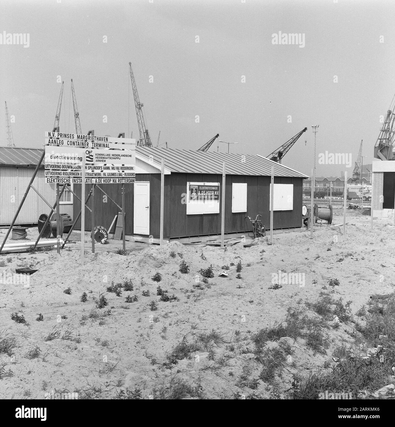 Ports Date: Août 1967 mots clés: Ports Nom de l'institution: Princess Margriethaven Banque D'Images