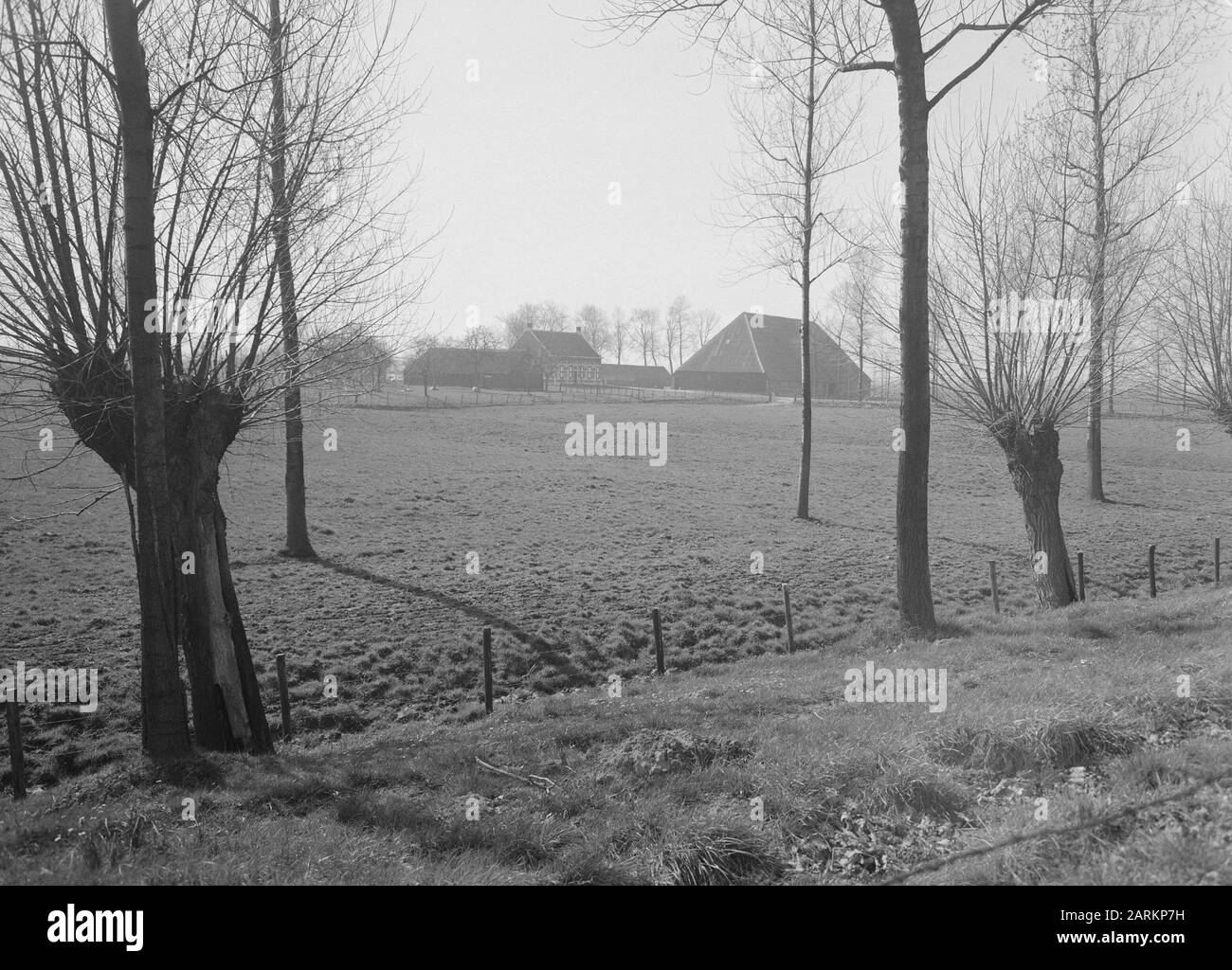 Paysage de Zeeuws Date: Non daté lieu: Va mots clés: Paysages caractéristiques Banque D'Images