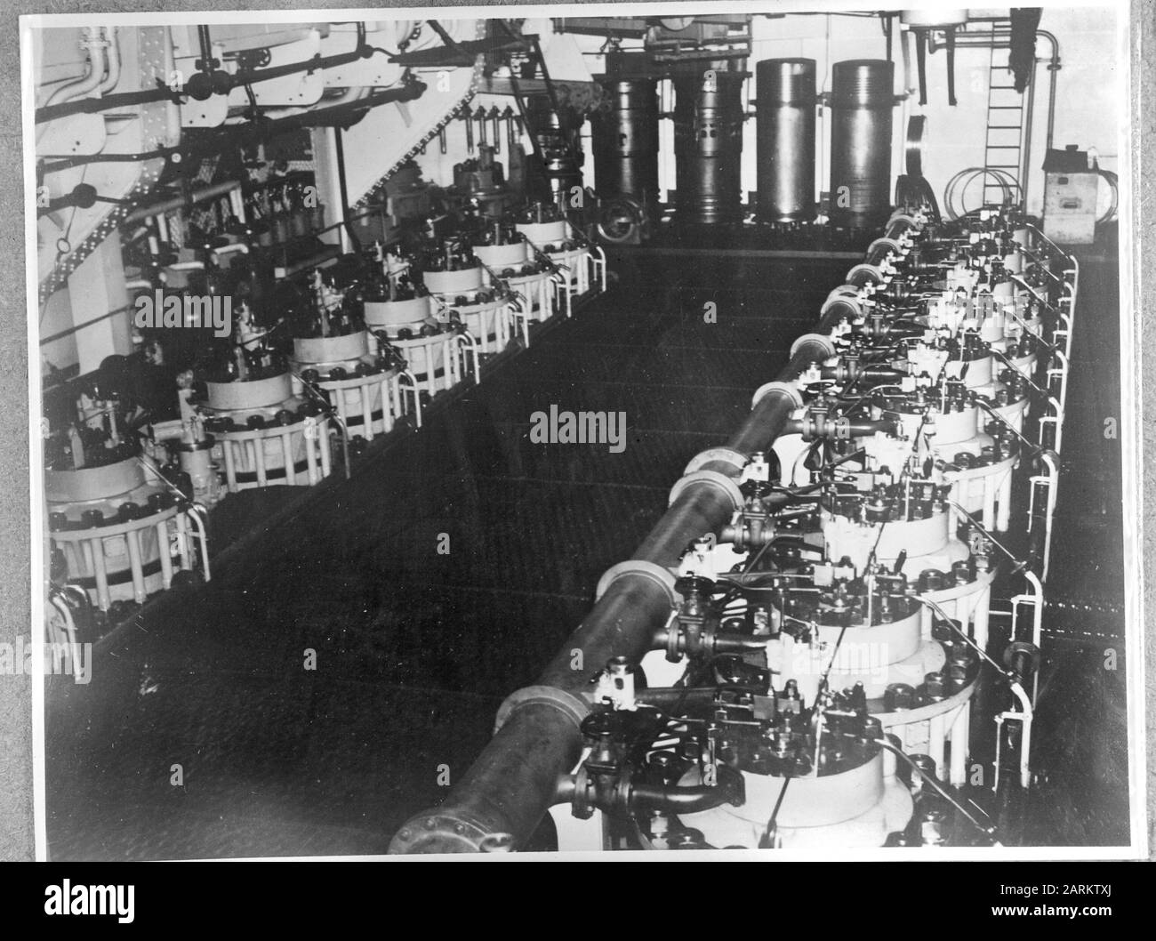 Navire hospitalier navire de l'hôpital Orange quitte Melbourne pour une mission de sauvetage à Batavia Date: 22 octobre 1945 lieu: Australie mots clés: Expédition Banque D'Images