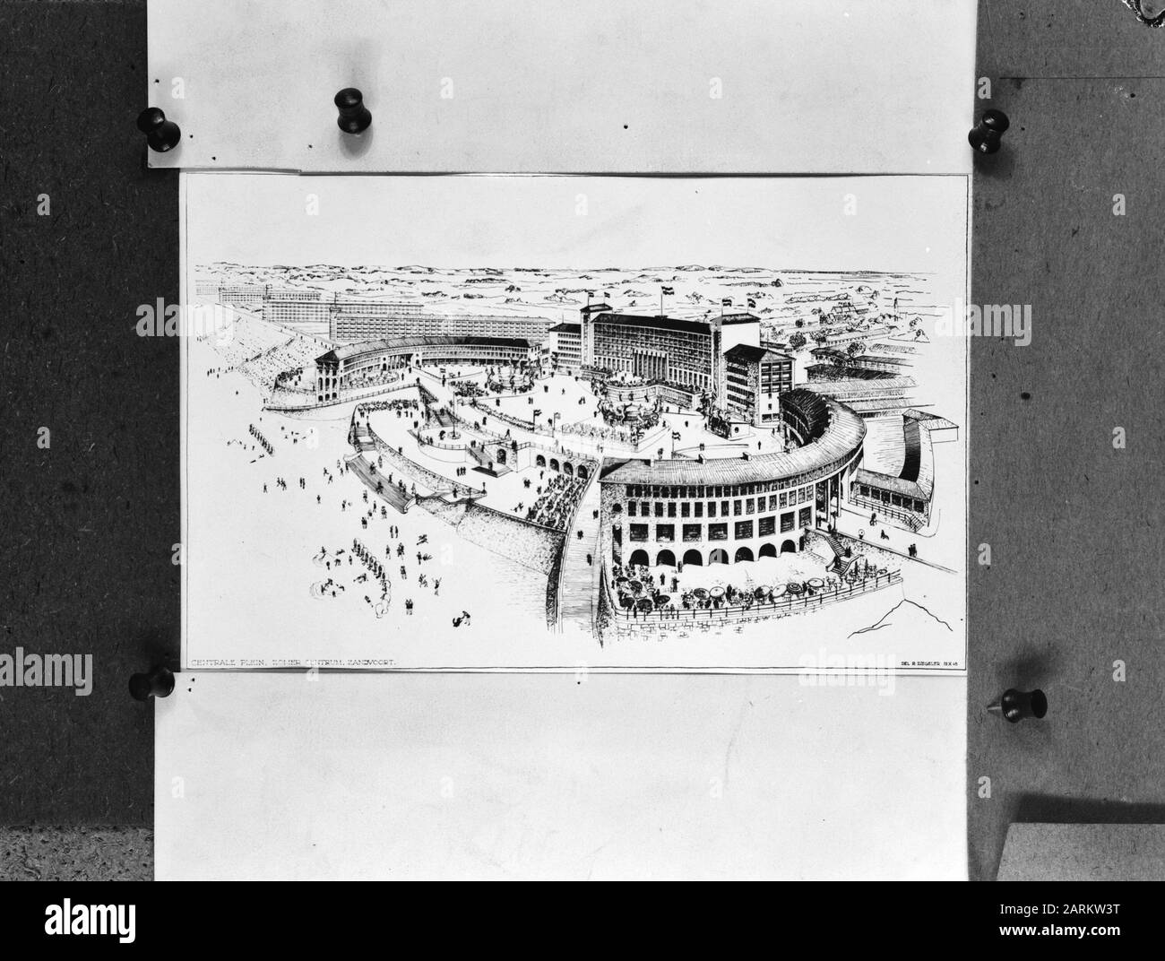 Date De Reconstruction : 18 Mai 1946 Mots Clés : Reconstruction Banque D'Images